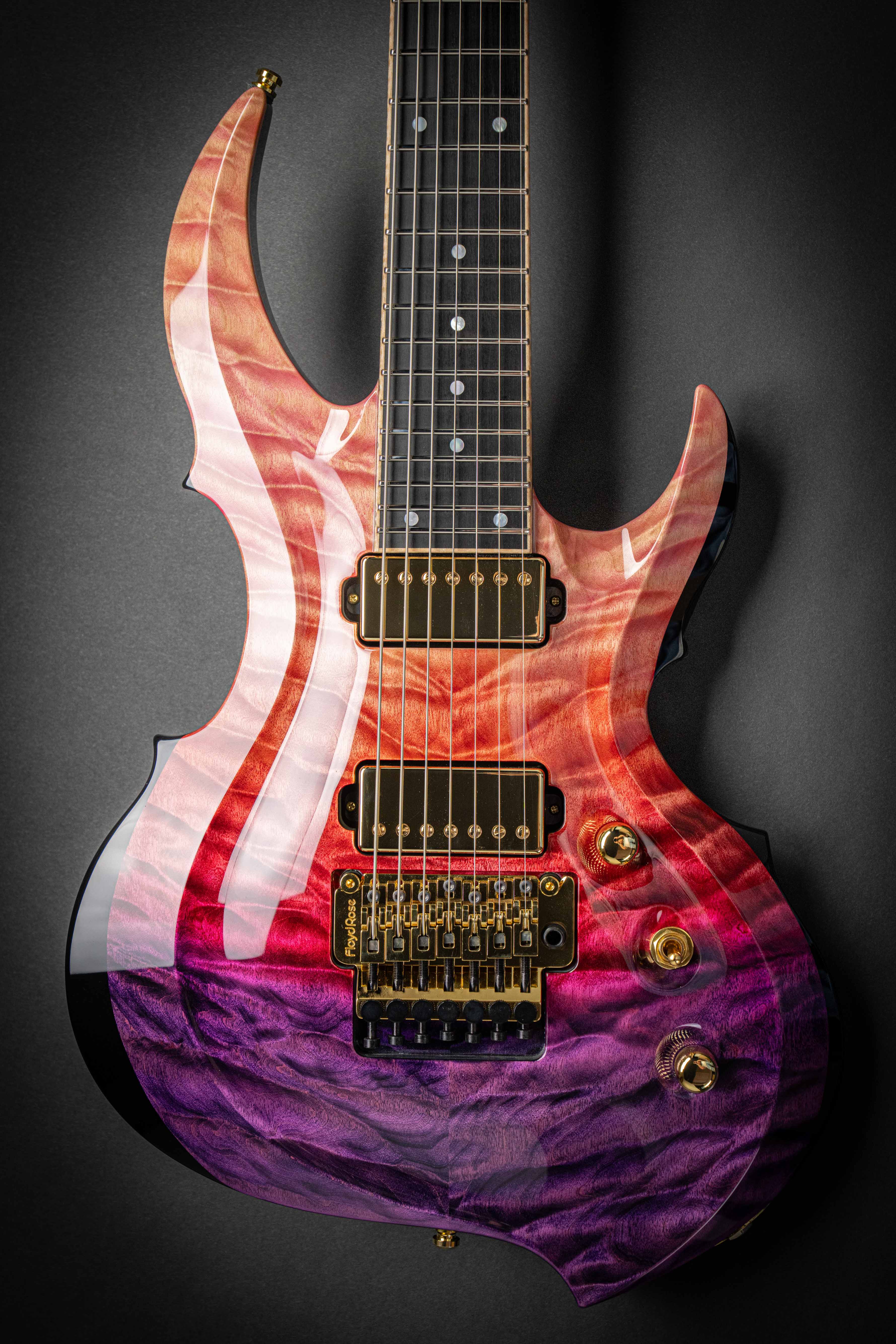 ESP Custom Shop FRX-7QM Pink Purple Dimming (E6020251) – Guitars