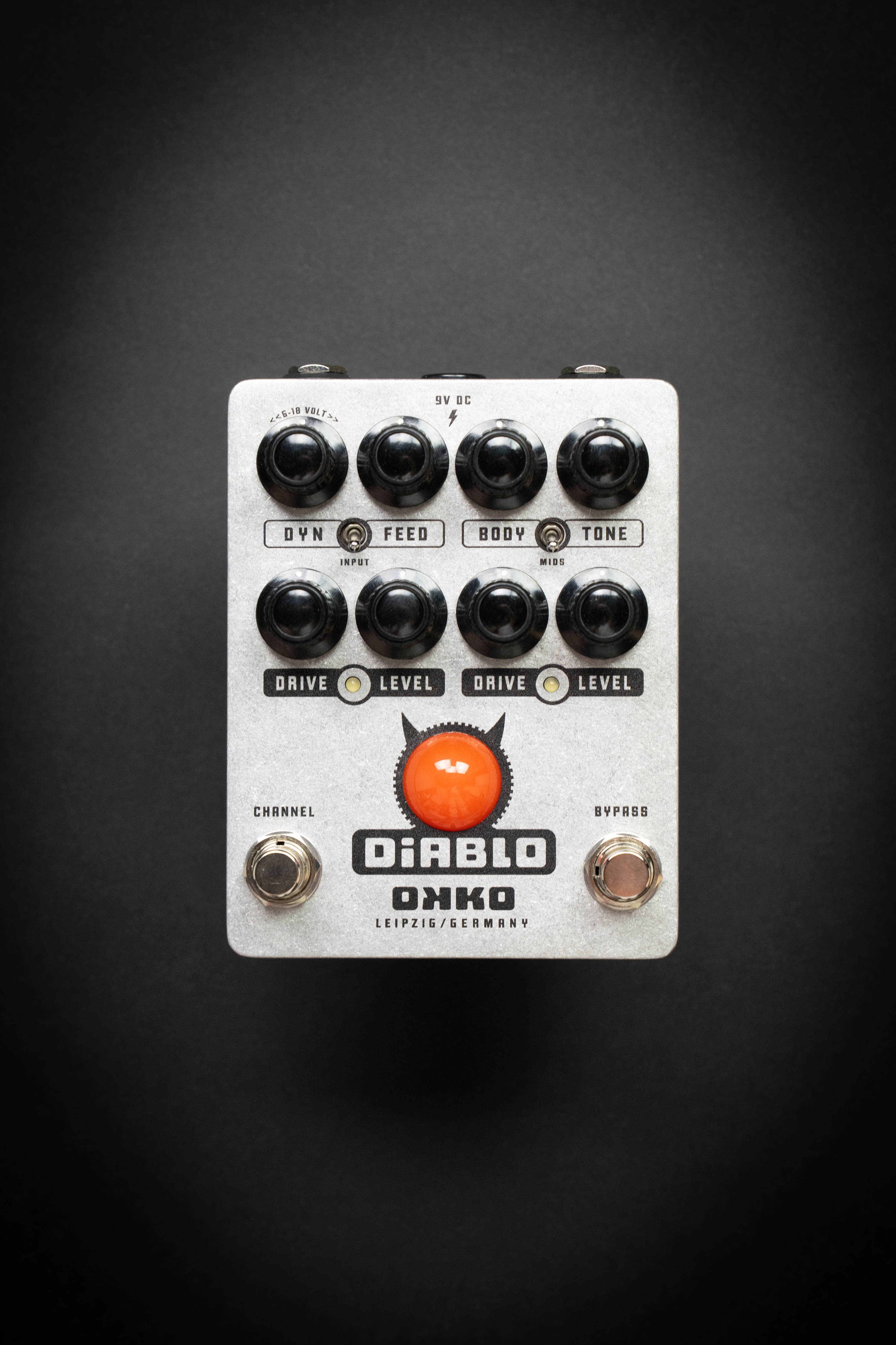 OKKO Dirty Diablo Dual Raw Black | 2-Channel OD-Distortion