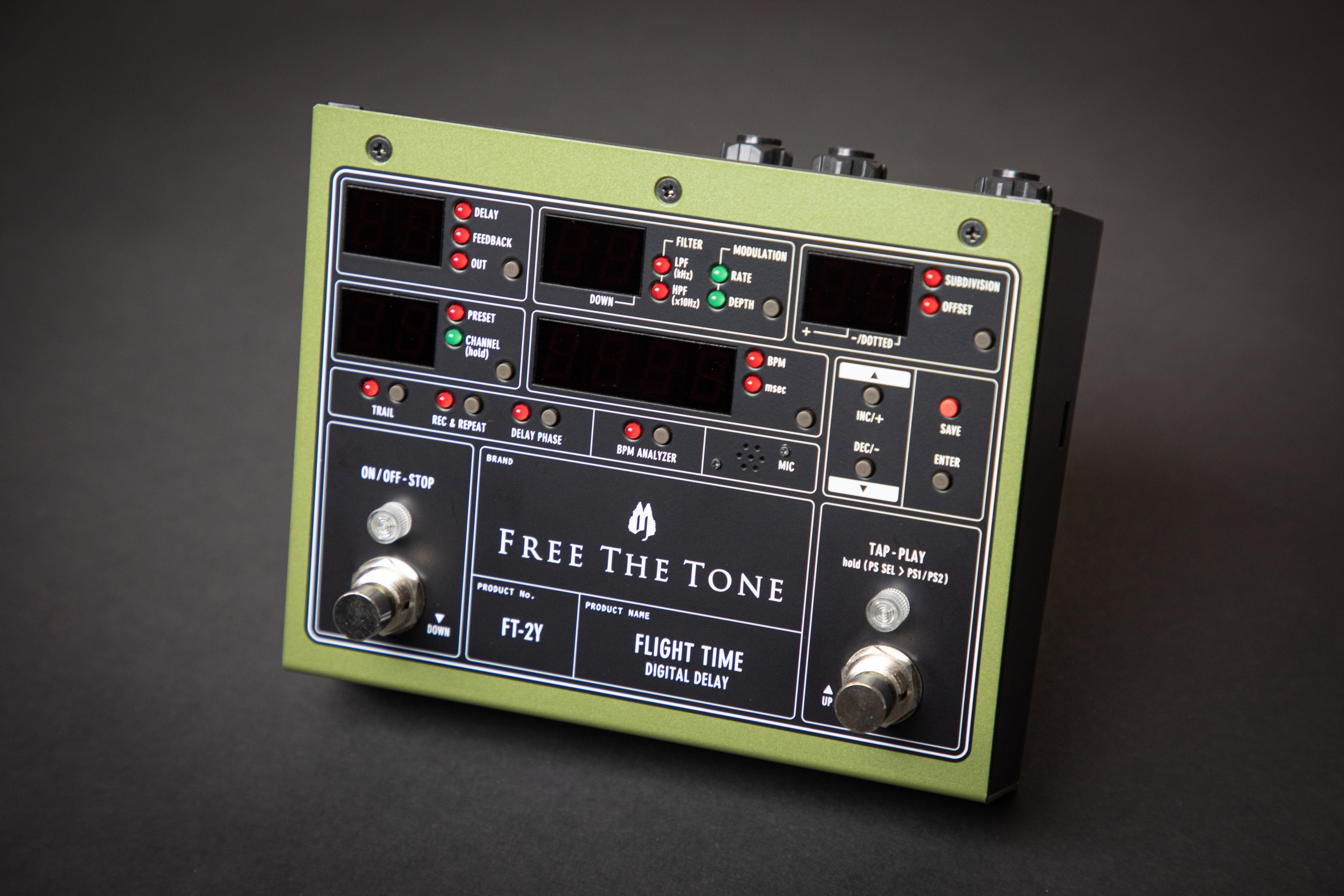 free the tone delay pedal Free The Tone Flight Time FT-2Y – Guitars Rebellion