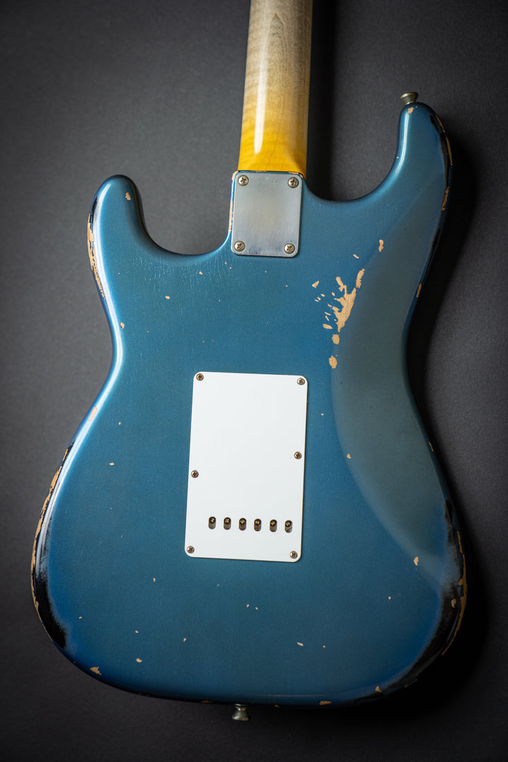 '62-S Lake Placid Blue Over 3 Tone Burst (75086)