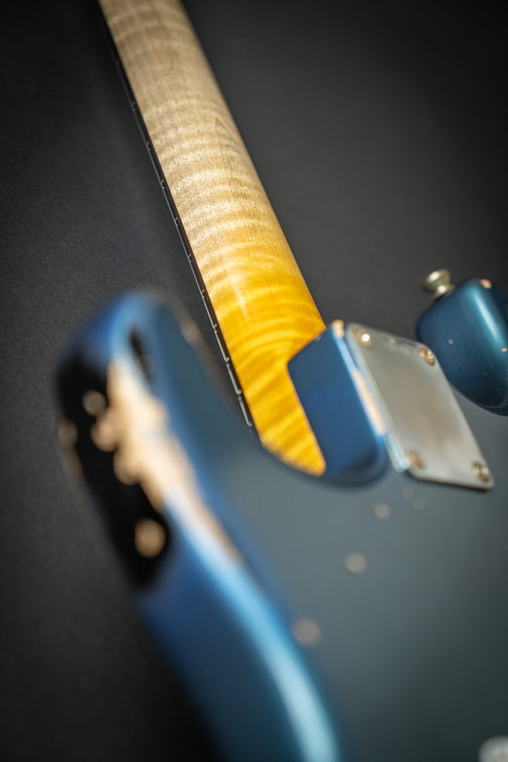 '62-S Lake Placid Blue Over 3 Tone Burst (75086)