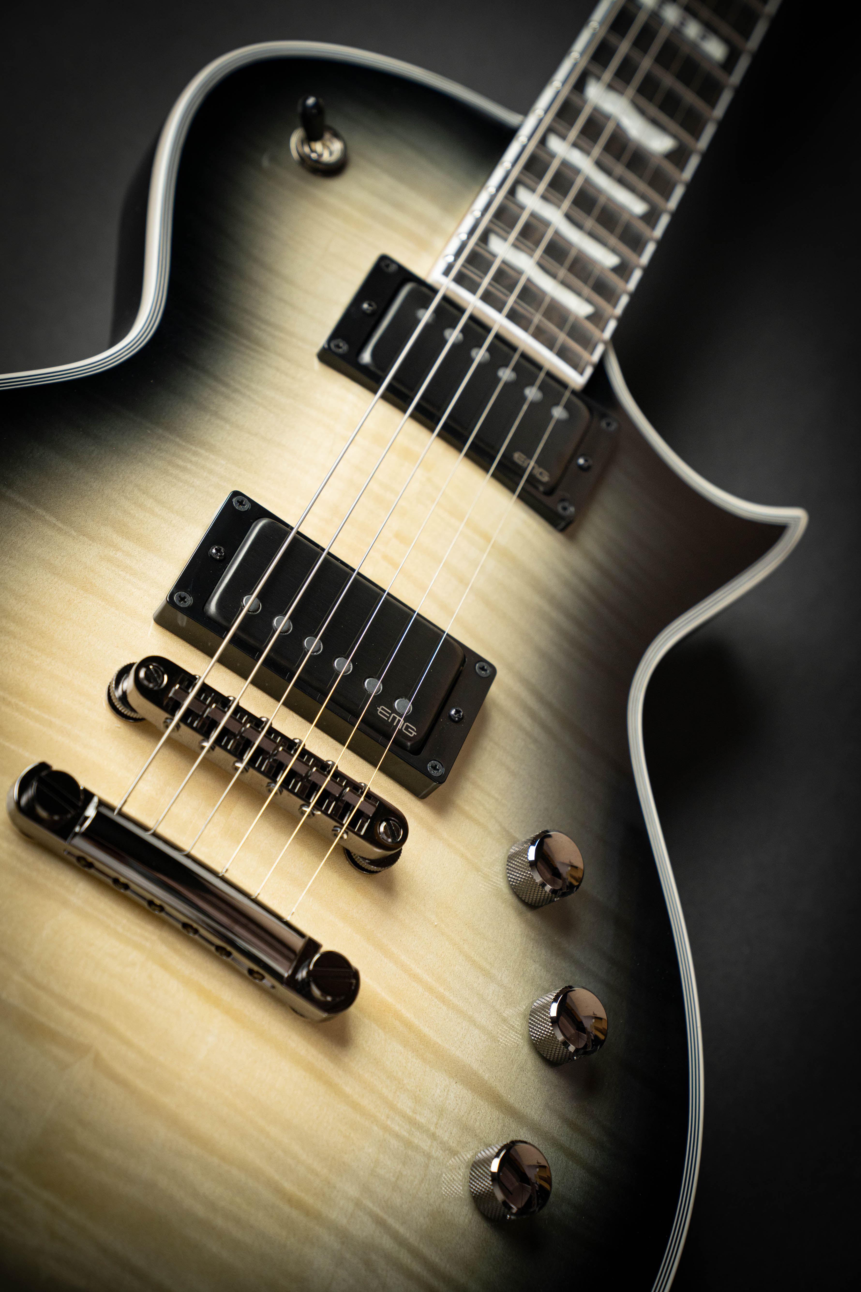 E-II Eclipse FM FT EMG Black Natural Burst (ES0195243) – Guitars