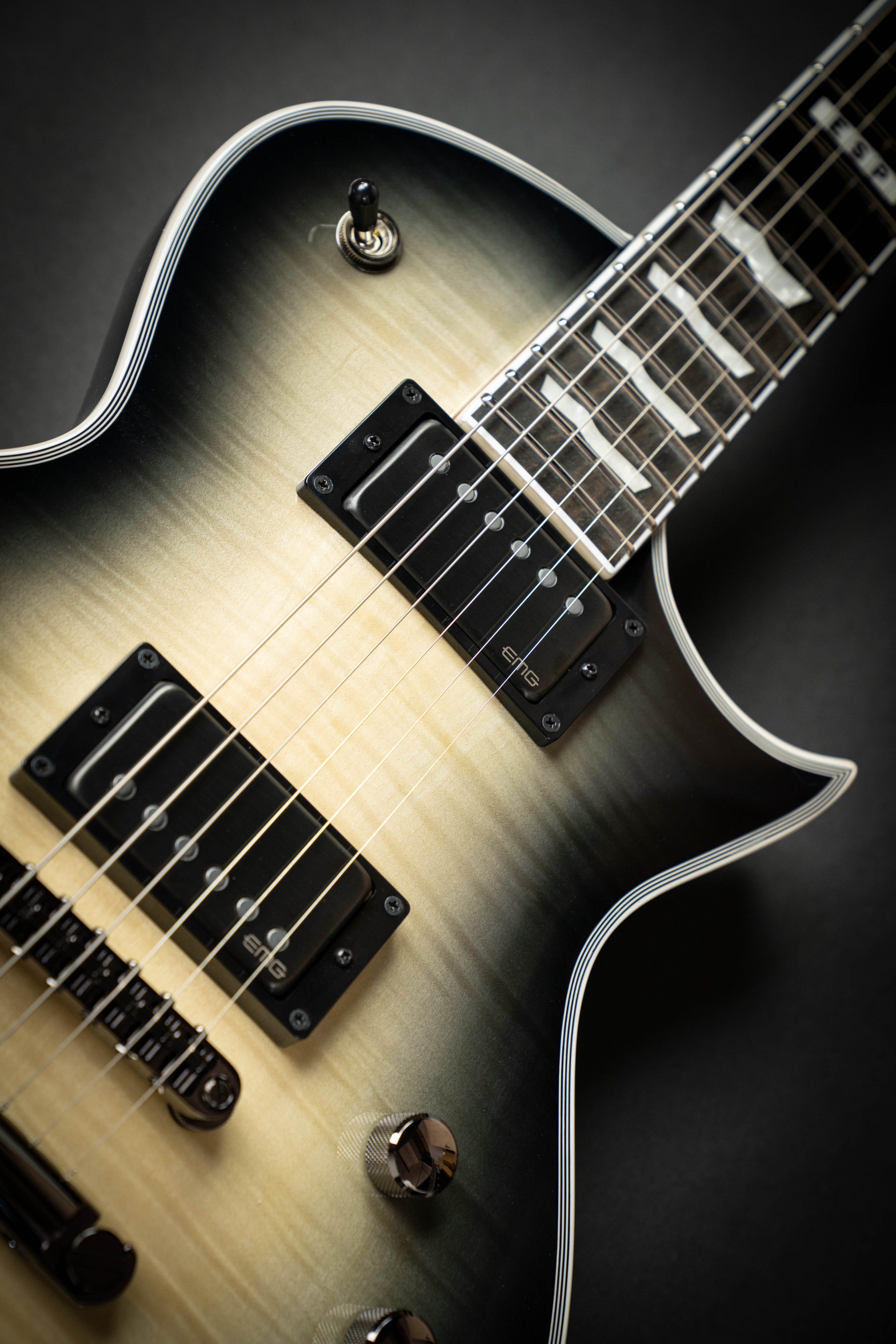 E-II Eclipse FM FT EMG Black Natural Burst (ES0195243) – Guitars