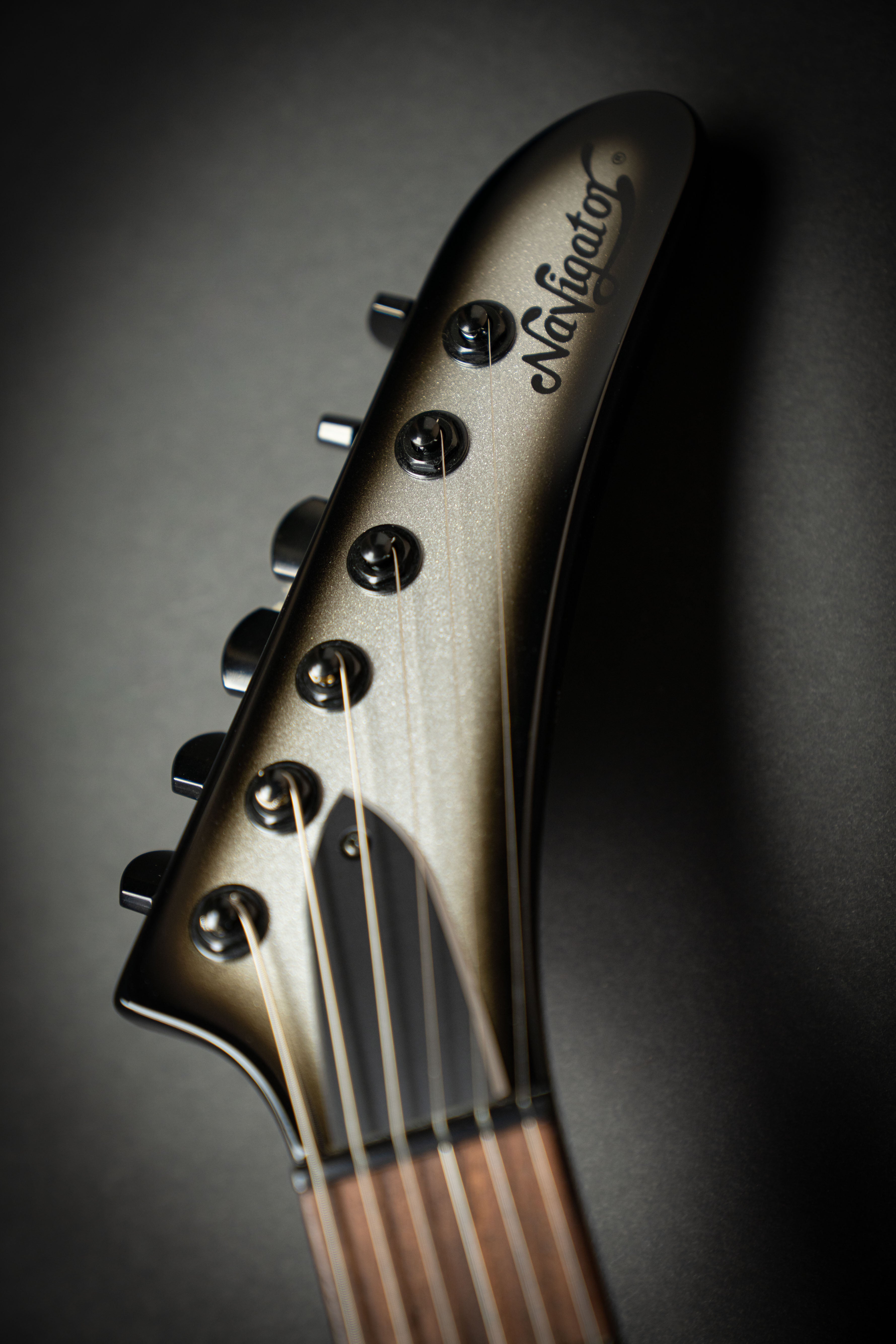 ESP Custom Shop Navigator N-EX-LTD Silver Burst – Guitars Rebellion