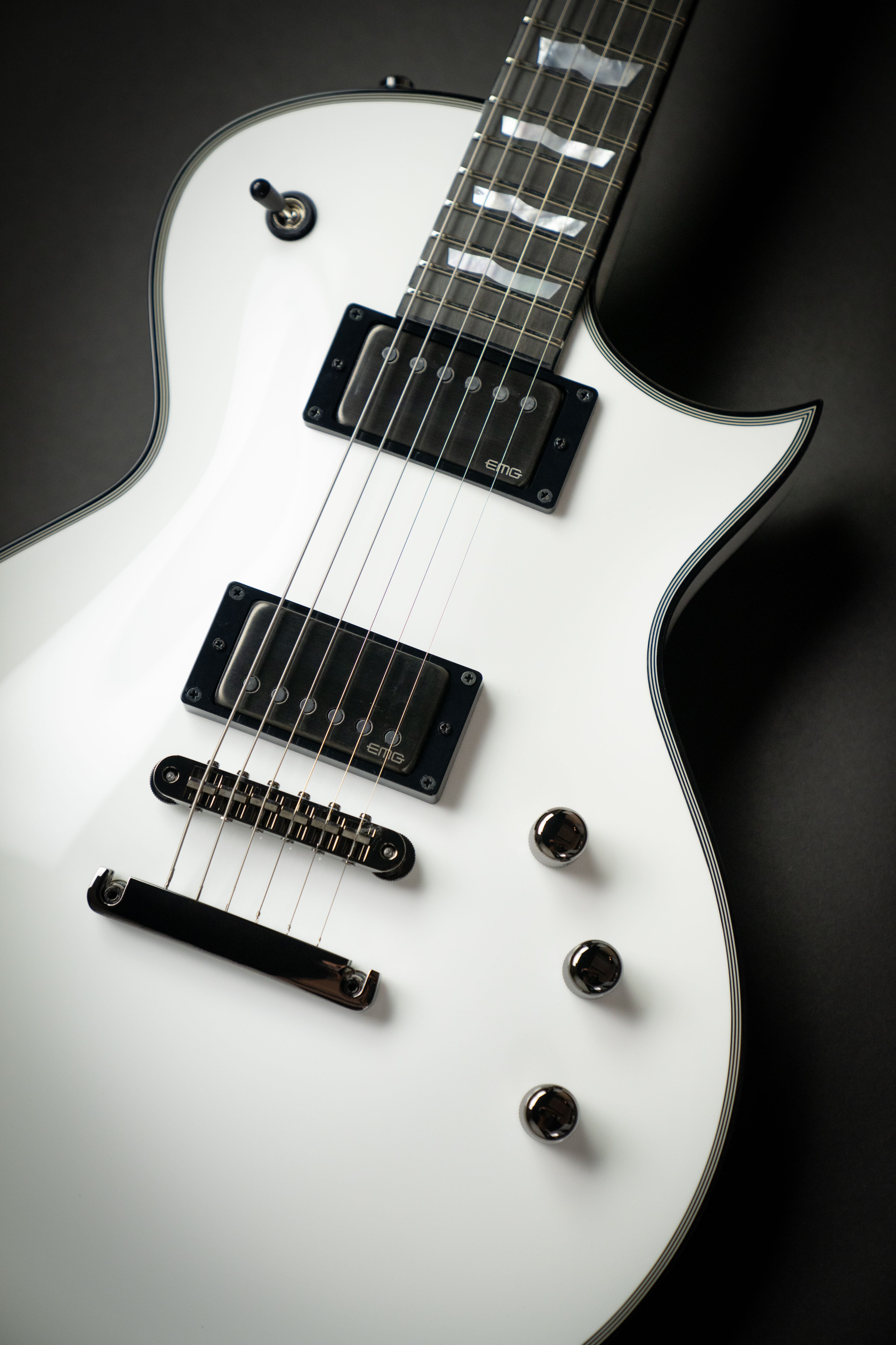 ESP Custom Shop EC-CTM-E Snow White (E8611222) – Guitars