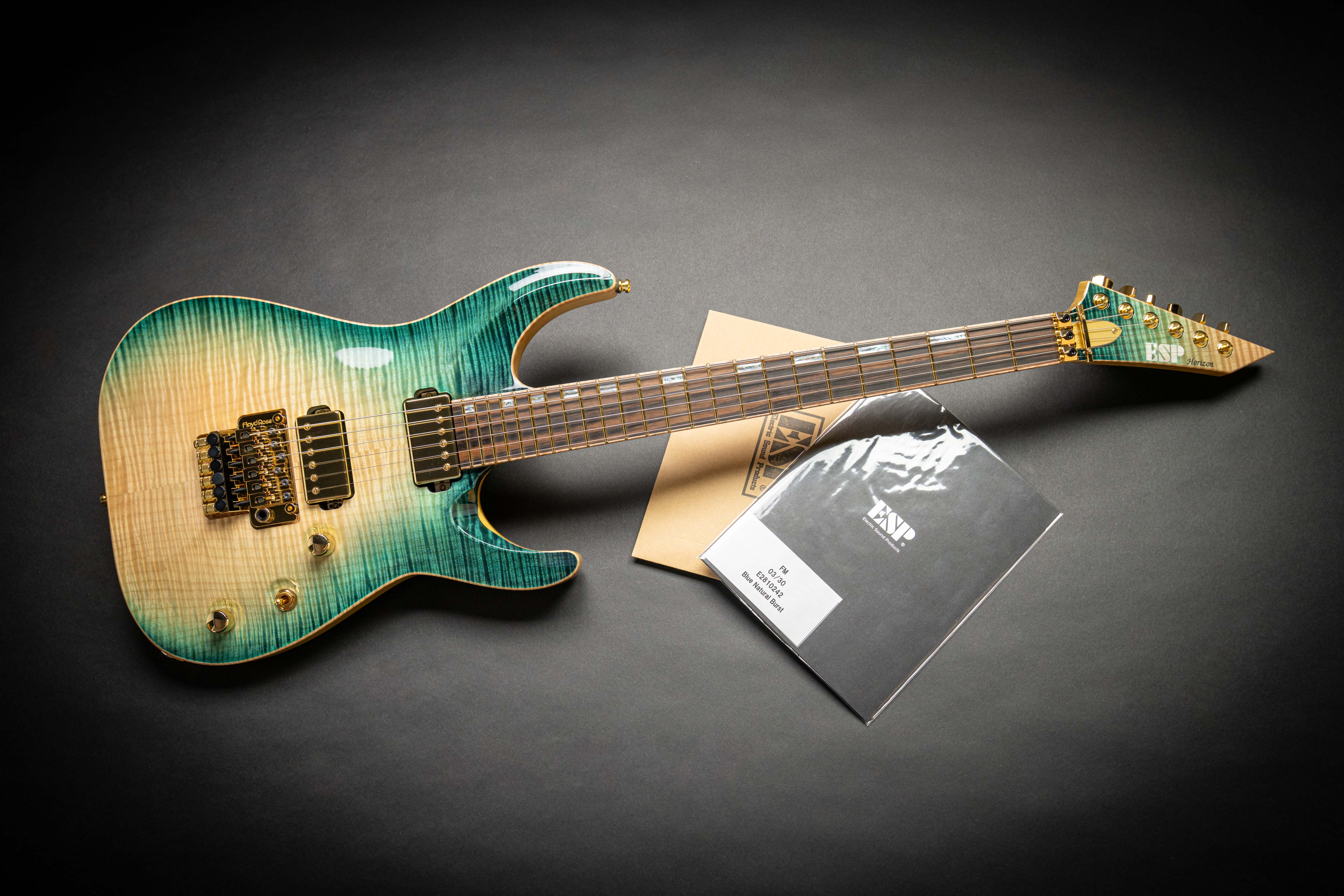 ESP Custom Shop Horizon-CTM 50th Anniversary Blue Natural Burst