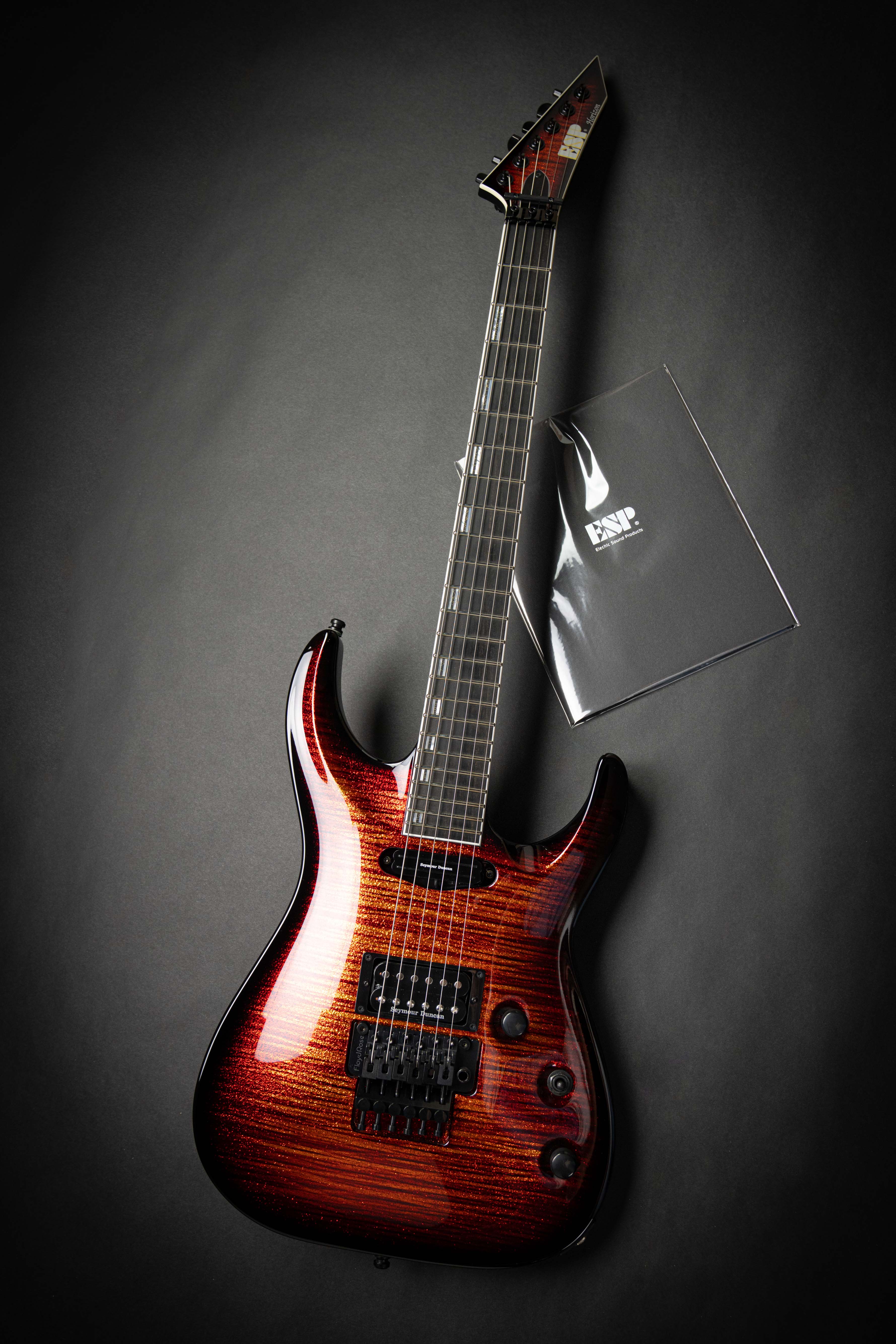 ESP Custom Shop Horizon-I Glitter Storm Red (E1020252) – Guitars