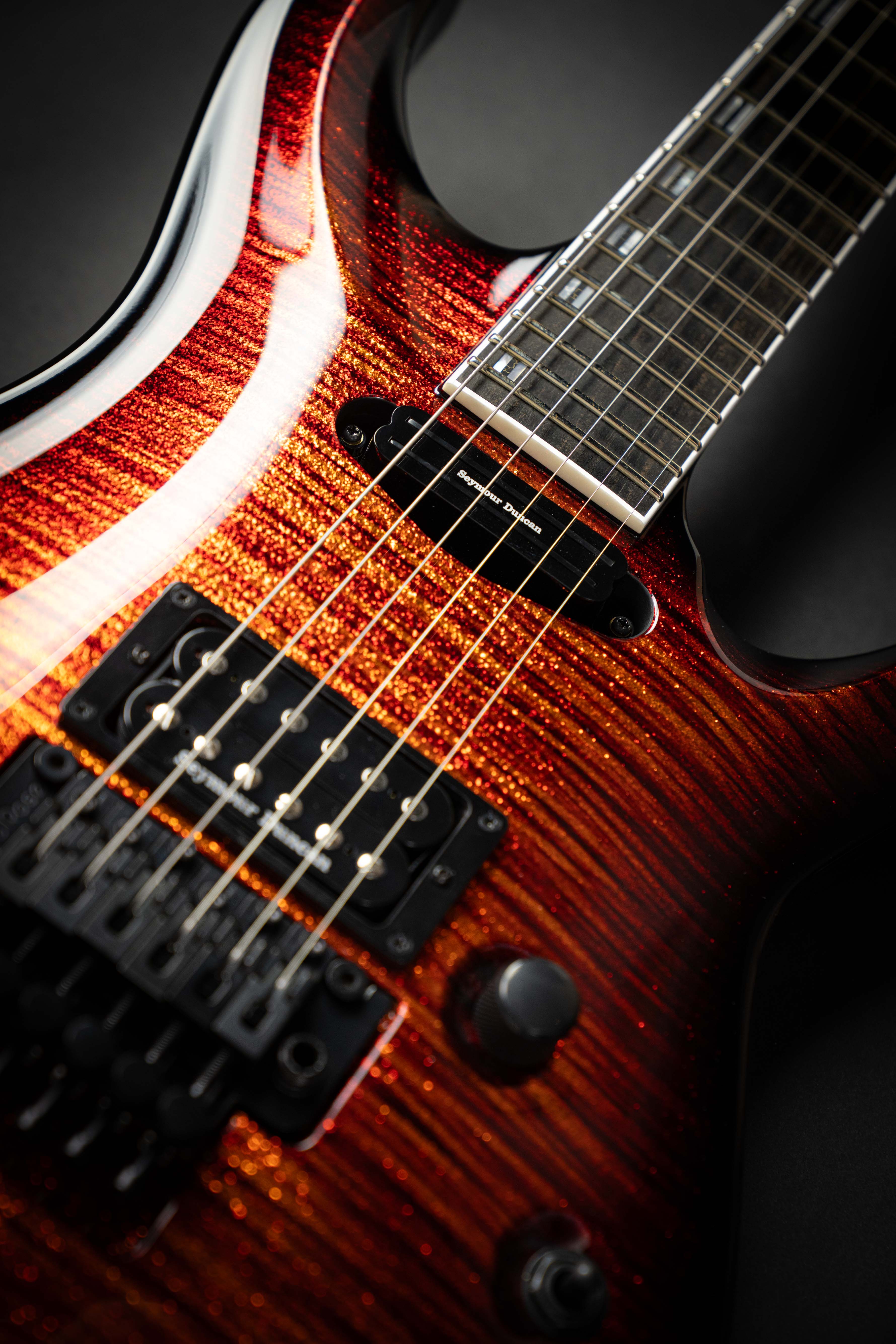 ESP Custom Shop Horizon-I Glitter Storm Red (E1020252) – Guitars
