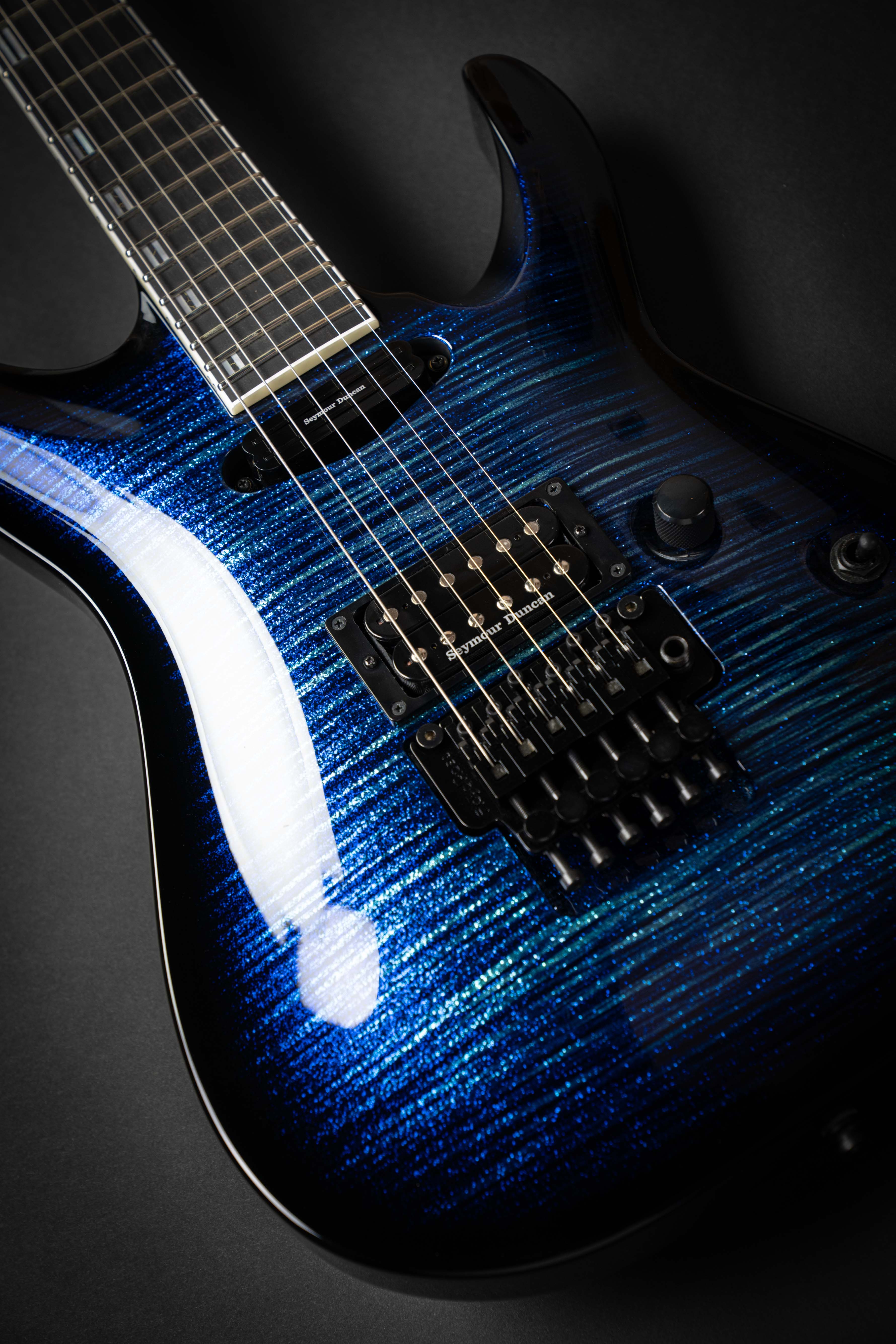 ESP Custom Shop Horizon-I Glitter Storm Blue (E0530231
