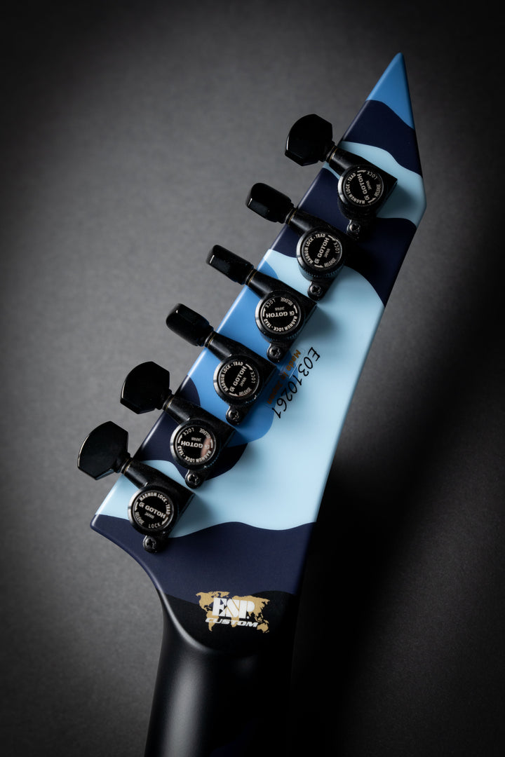 Custom Shop Horizon-II NT Blue Camo Satin (E0310261)
