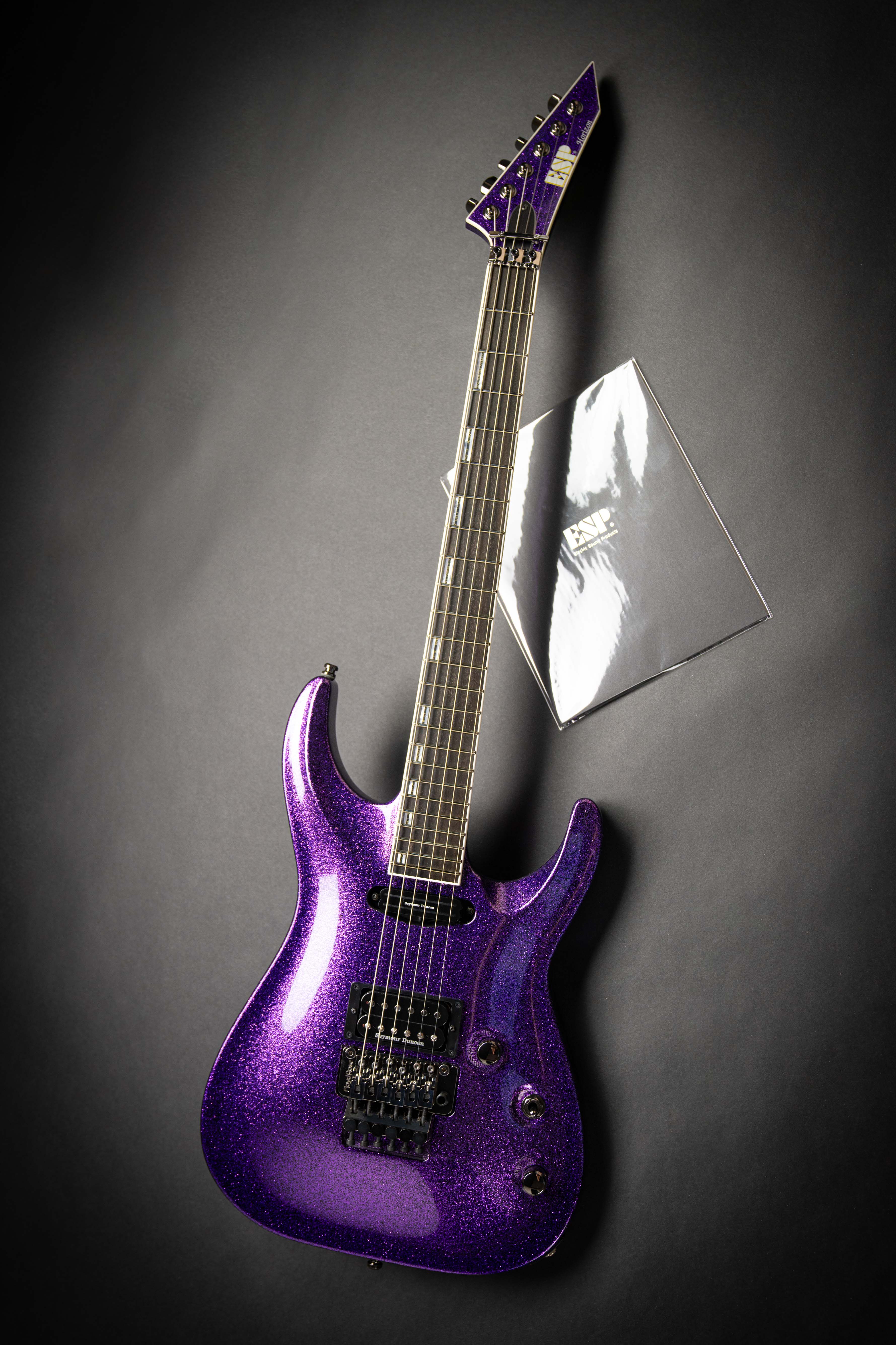 ESP Custom Shop Horizon-I Large Flakes Purple Sparkle (E9240242