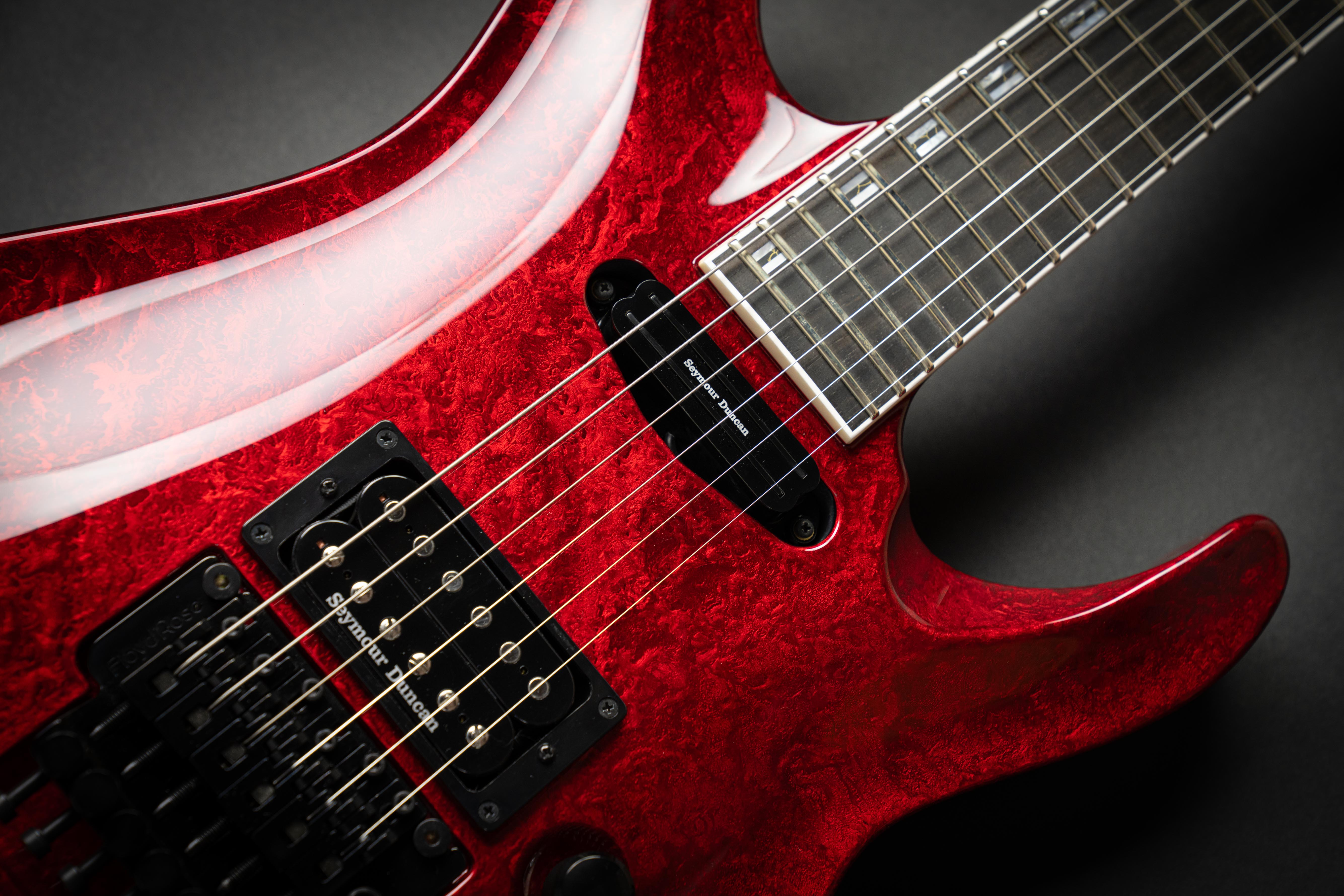ESP Custom Shop Horizon-I Liquid Metal Red (E6021232) – Guitars