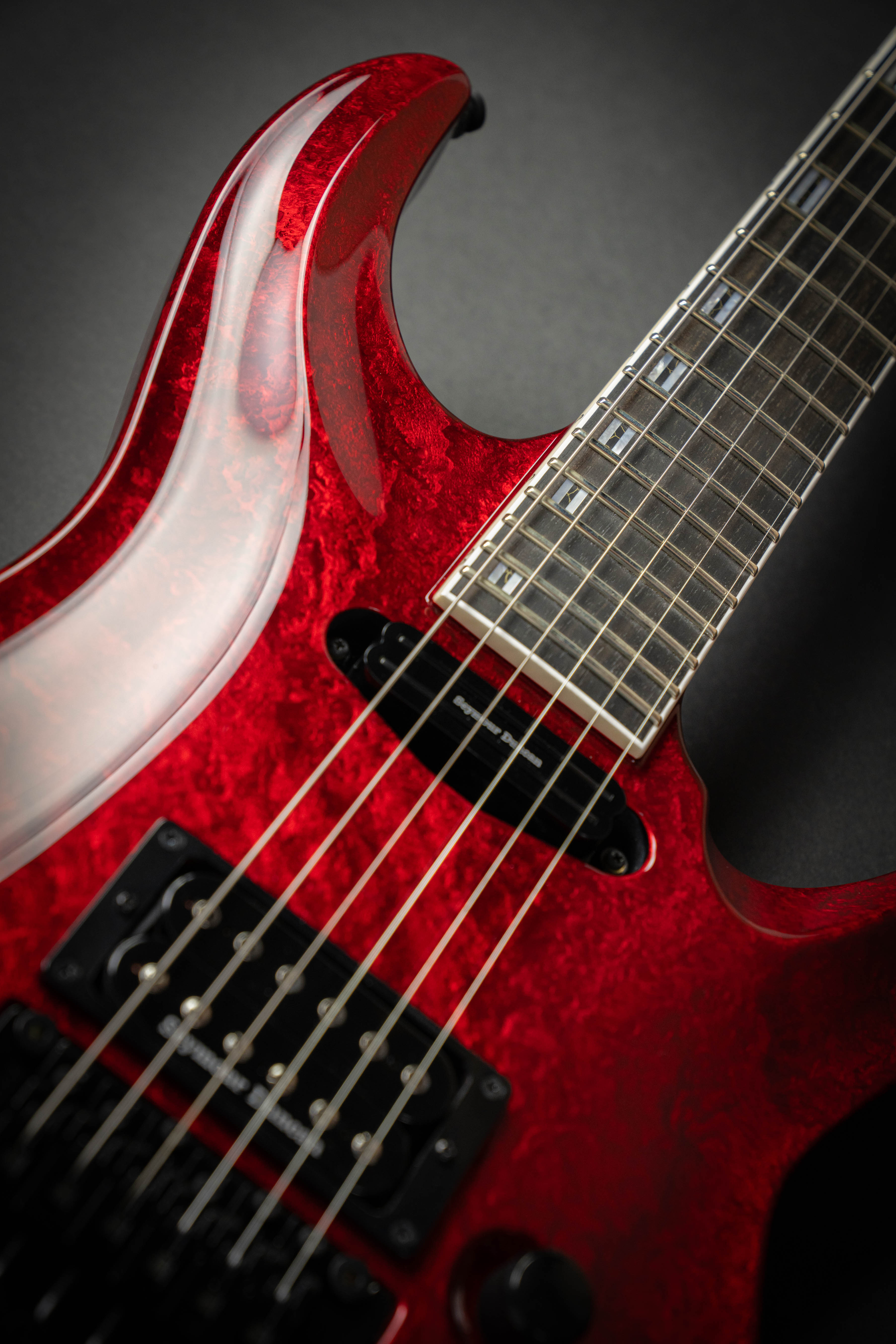 ESP Custom Shop Horizon-I Liquid Metal Red (E6021232) – Guitars