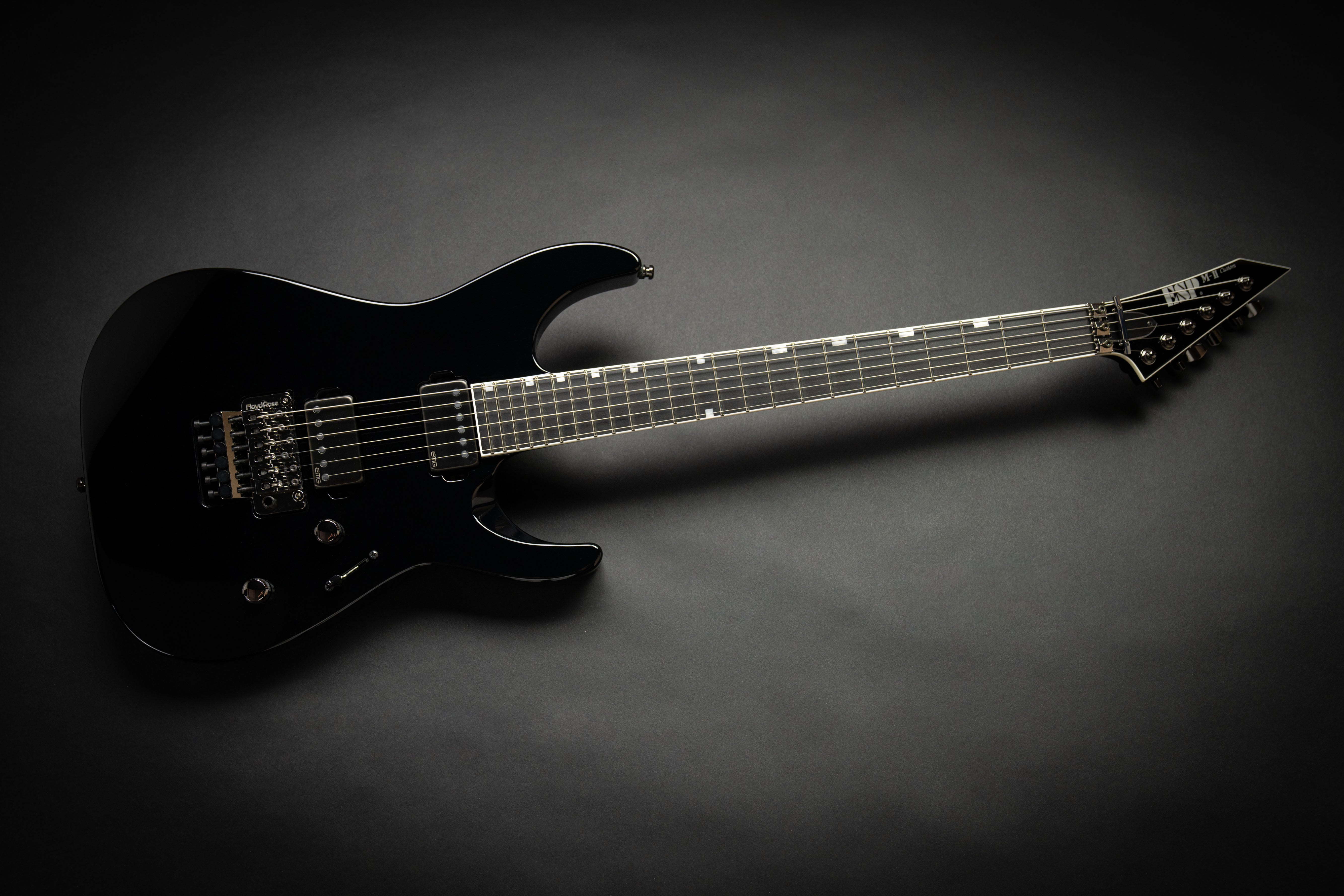 ESP Custom Shop M-II CTM FR-E Black (E9330242) – Guitars Rebellion