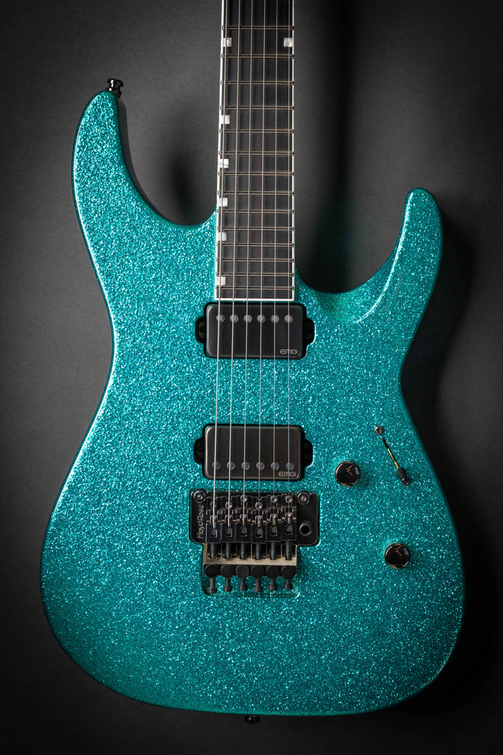 Custom Shop M-II CTM FR-E Large Flakes Turquoise Sparkle (E6670252)