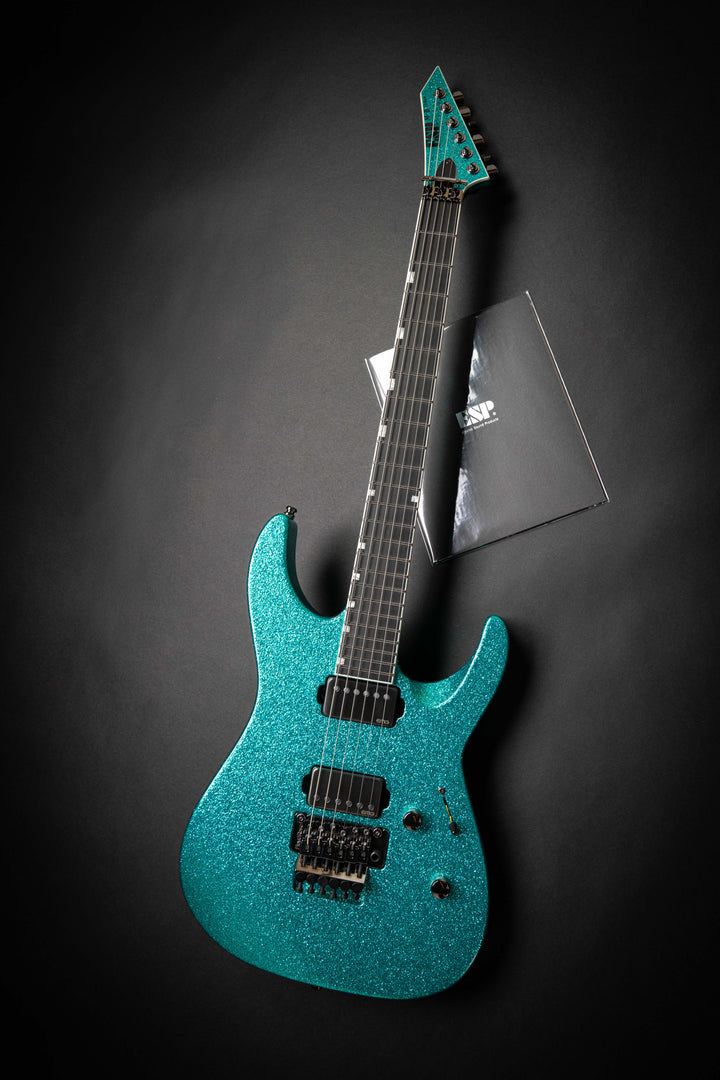Custom Shop M-II CTM FR-E Large Flakes Turquoise Sparkle (E6670252)
