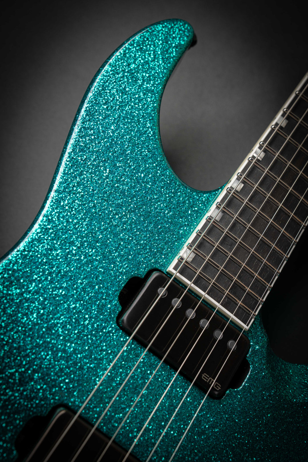 Custom Shop M-II CTM FR-E Large Flakes Turquoise Sparkle (E6670252)