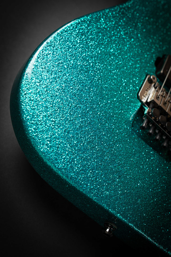 Custom Shop M-II CTM FR-E Large Flakes Turquoise Sparkle (E6670252)