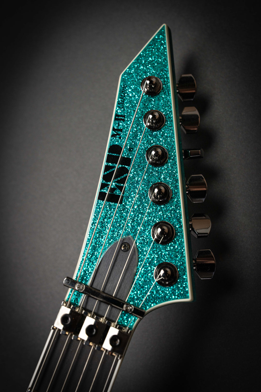 Custom Shop M-II CTM FR-E Large Flakes Turquoise Sparkle (E6670252)