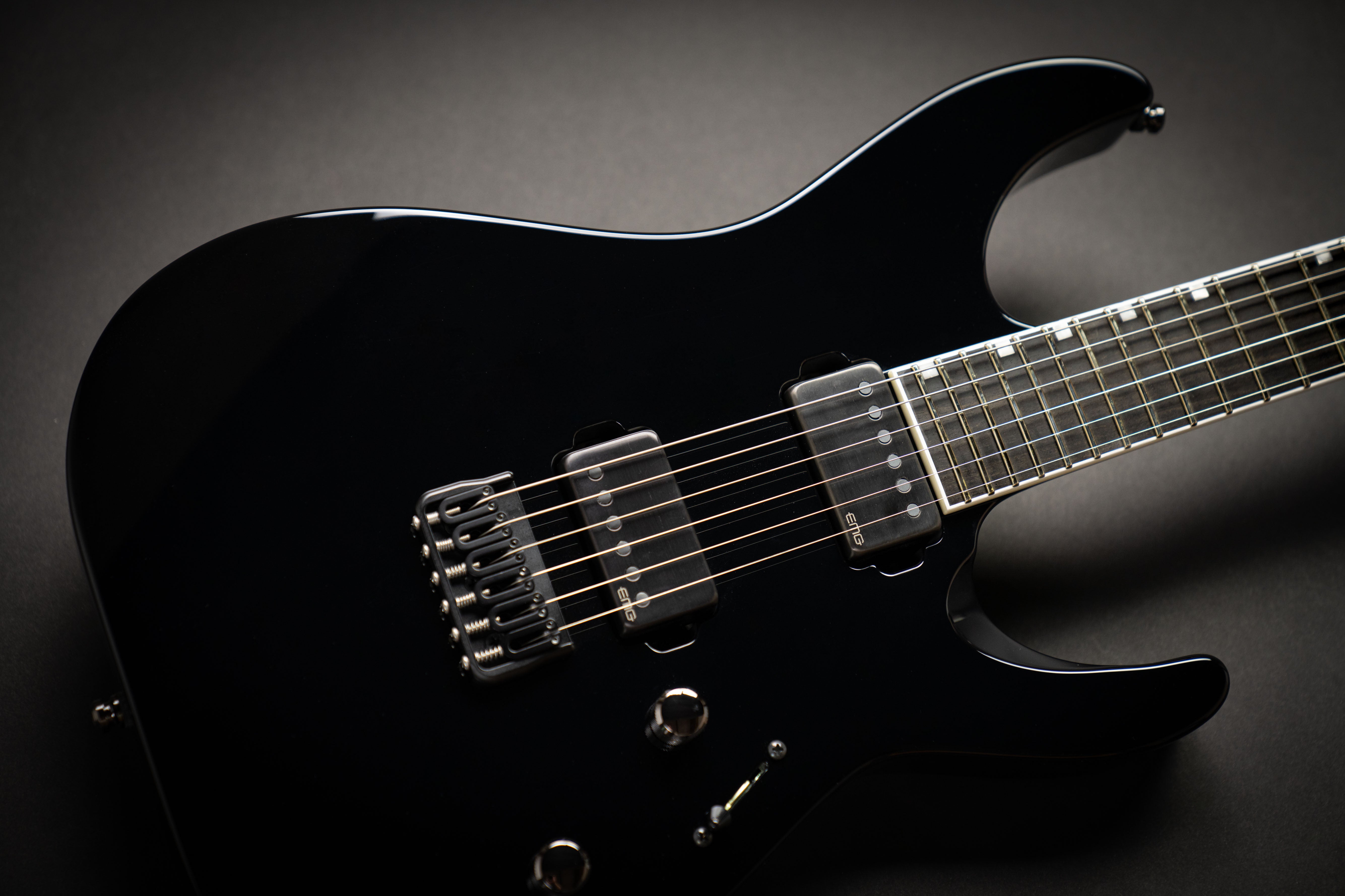 ESP Custom Shop M-II CTM NT-E Black (E0270232) – Guitars Rebellion