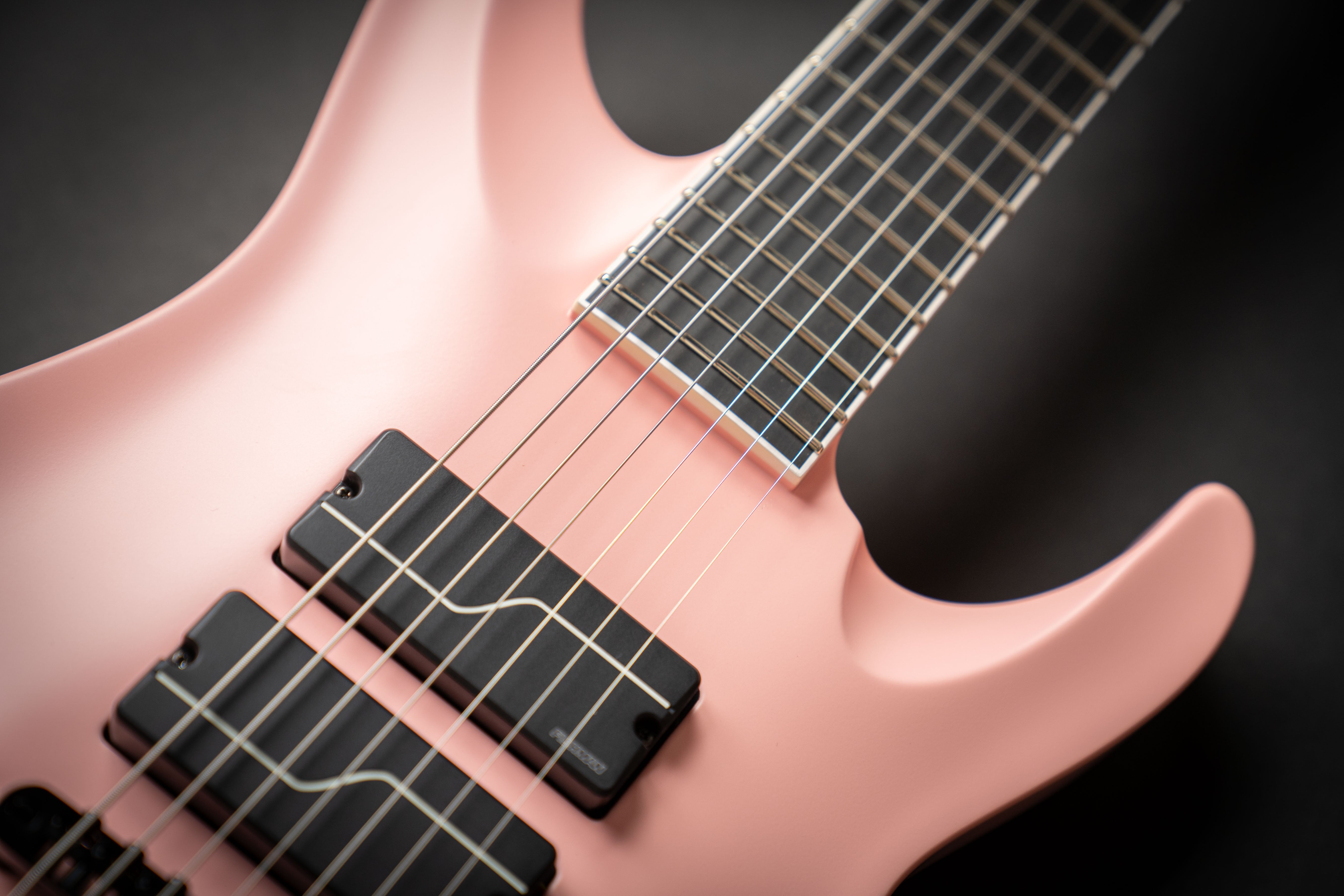 ESP Custom Shop STEF-B7 Pink Satin (E4230222) – Guitars Rebellion