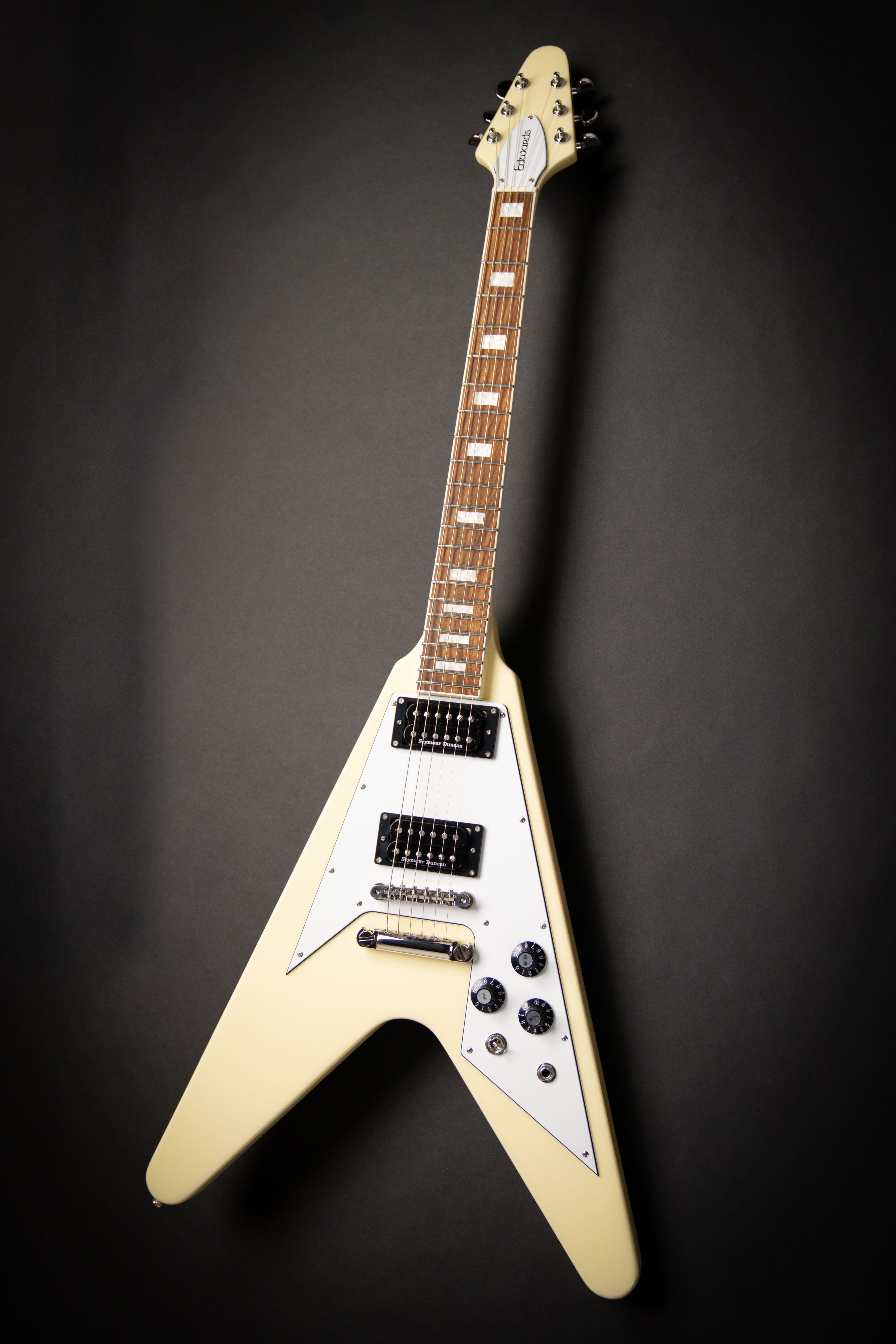 Edwards E-FV-120D Vintage White (ED3522223) – Guitars Rebellion