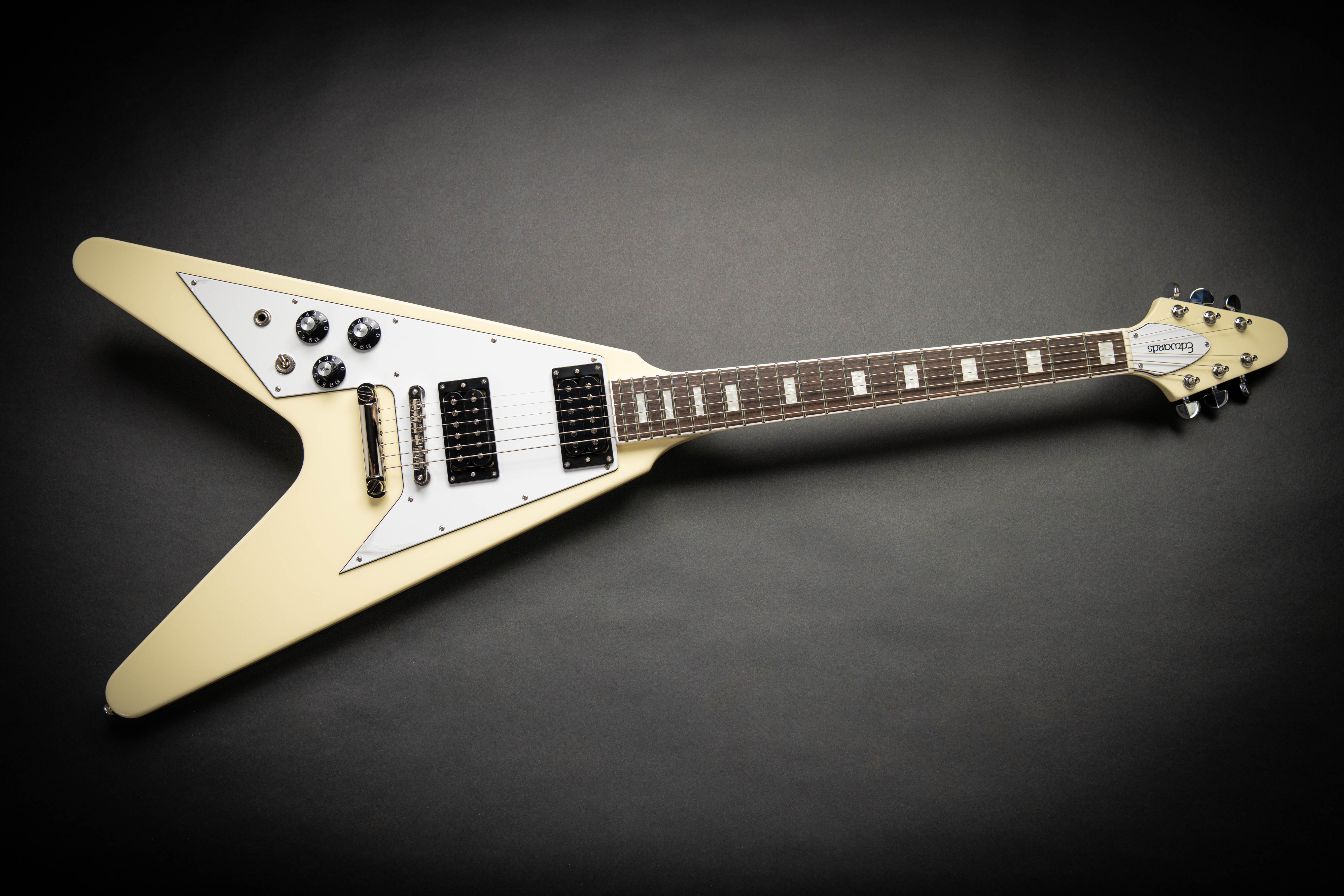 Edwards E-FV-LTD LH Vintage White (ED0151243) – Guitars Rebellion