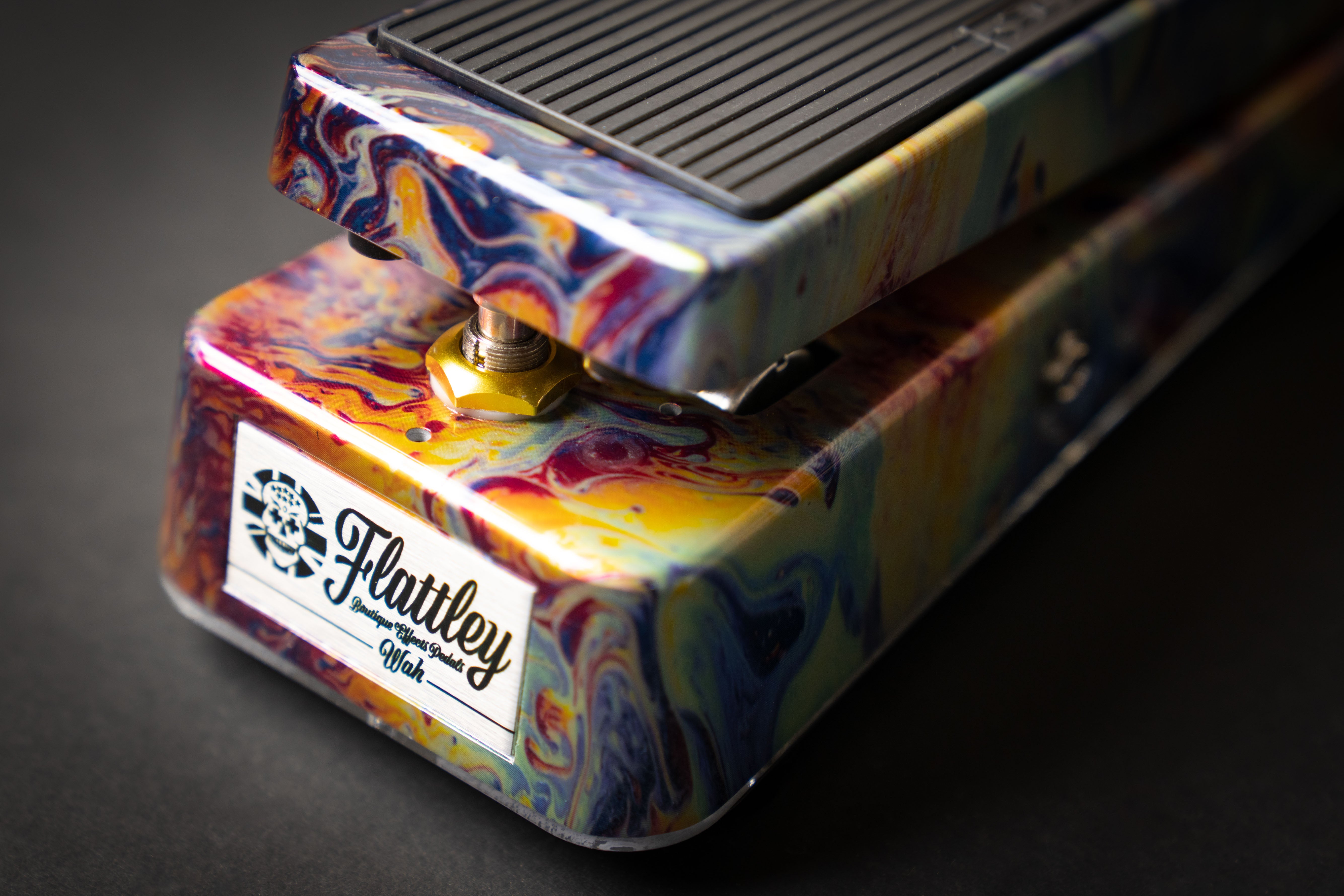ギター The Flattley Guitar Pedals Wah Oil Slick Flattley Oil Slick The Flattley Wah Pedal – DeathCloud