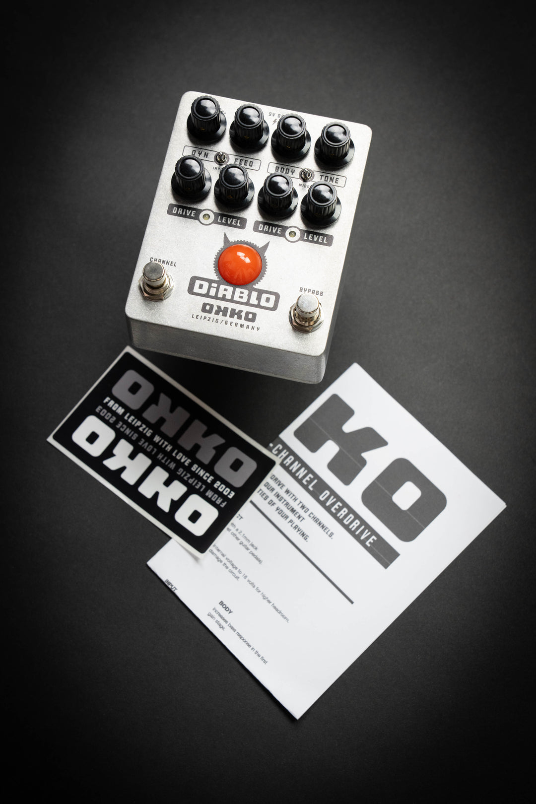 Dirty Diablo Dual Raw Black - Overdrive &amp; Distortion