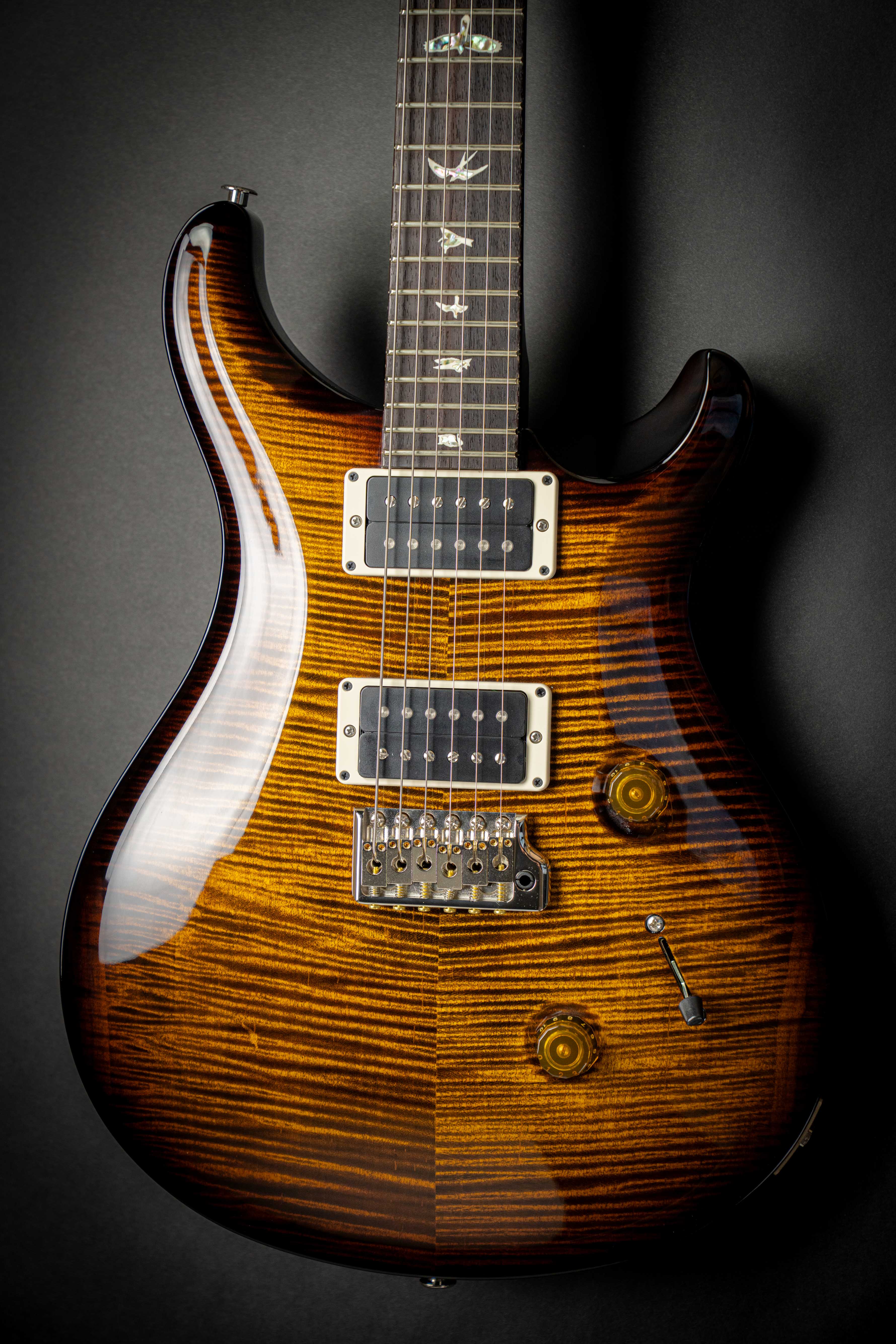 PRS Custom 24 Black Gold Wraparound Burst (0382683) – Guitars