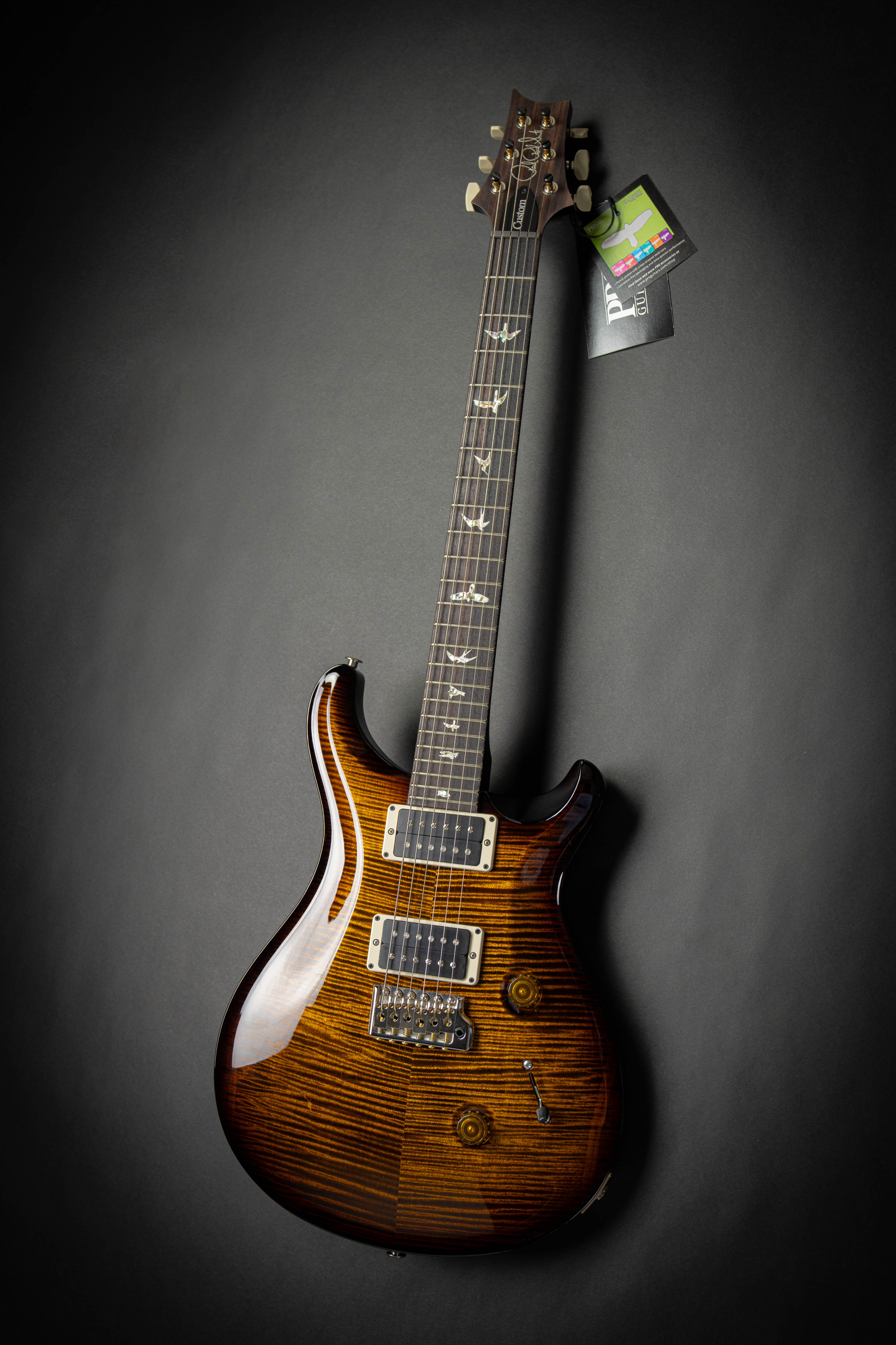 PRS Custom 24 Black Gold Wraparound Burst (0382683) – Guitars