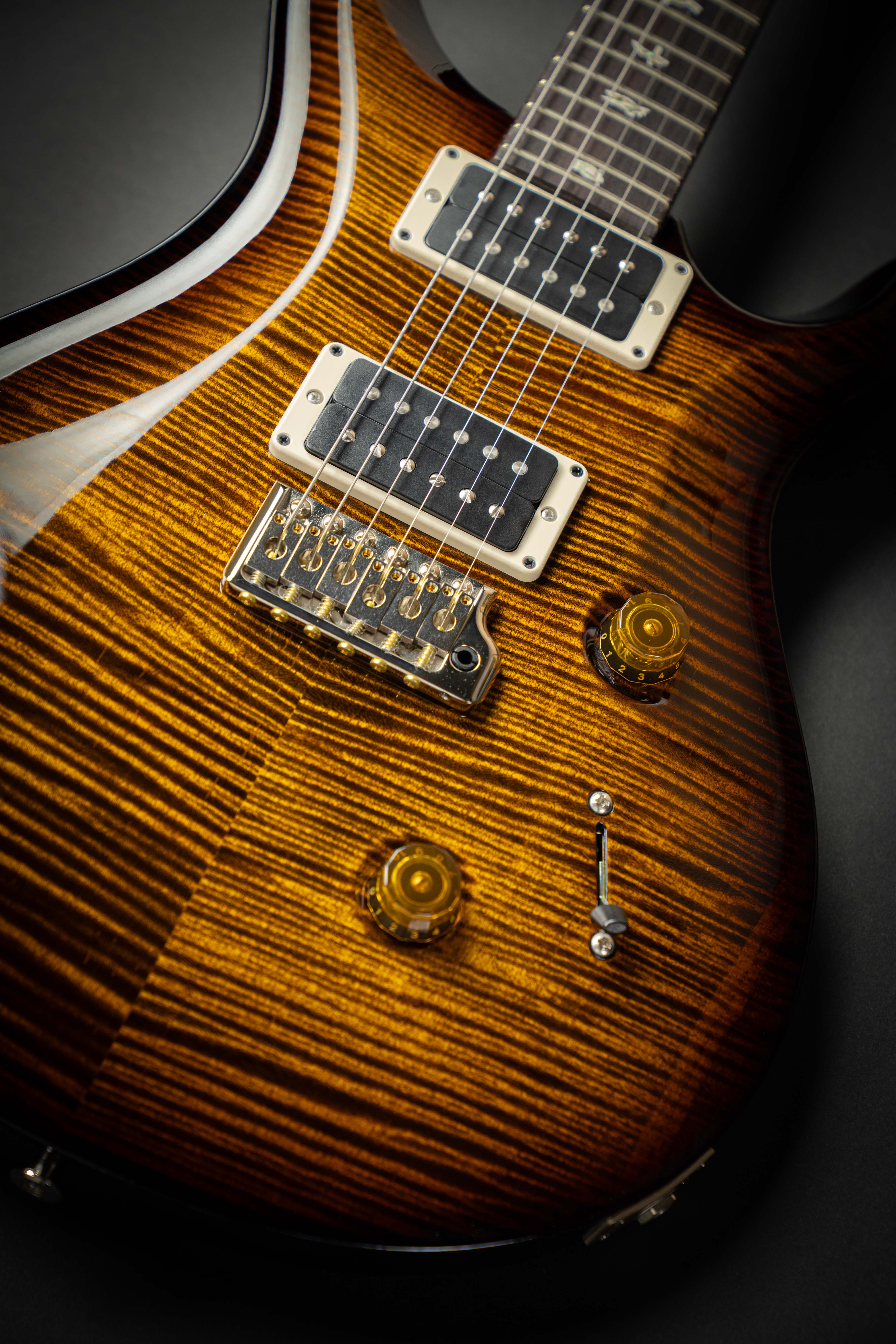PRS Custom 24 Black Gold Wraparound Burst (0382683) – Guitars