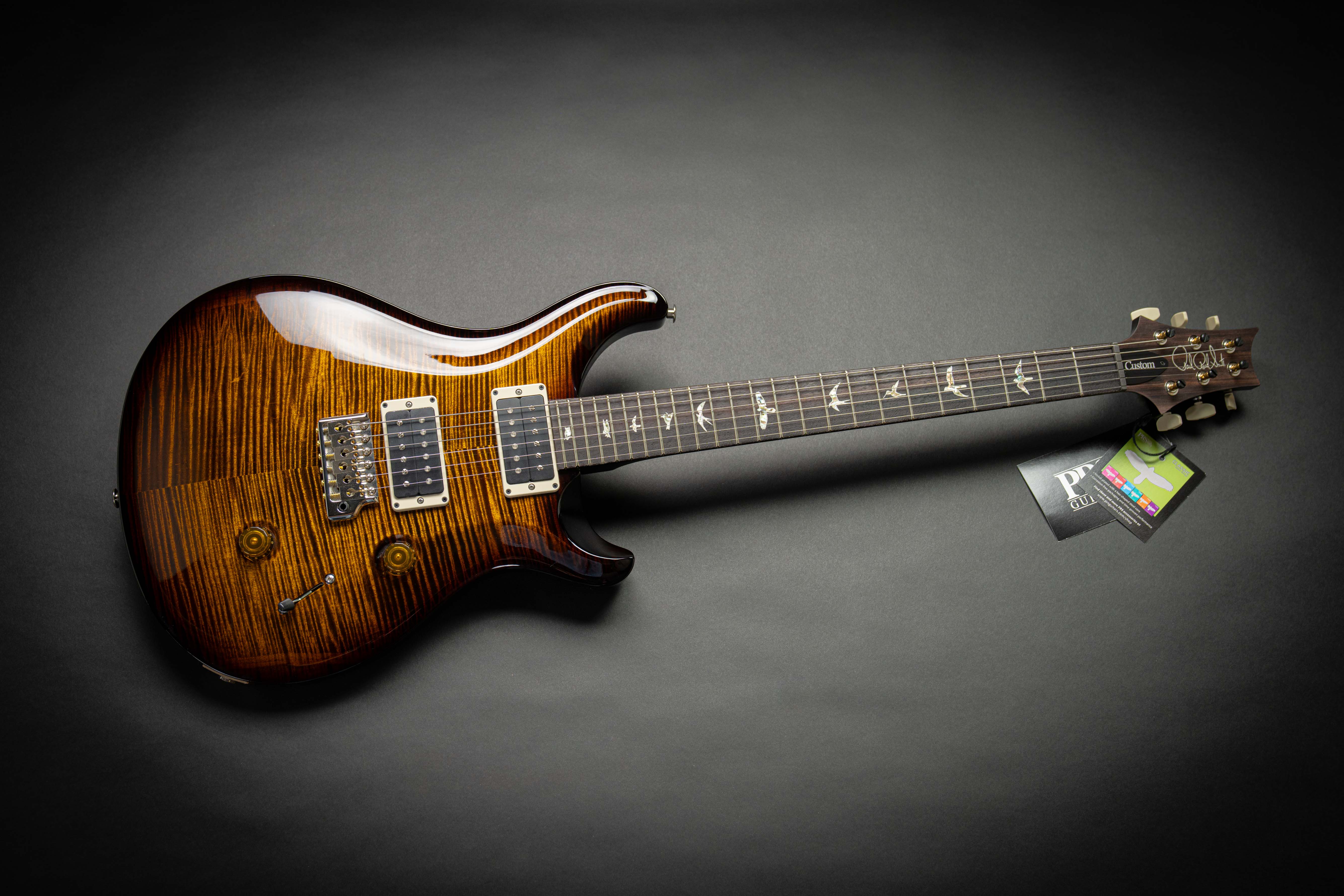 PRS Custom 24 Black Gold Wraparound Burst (0382683) – Guitars