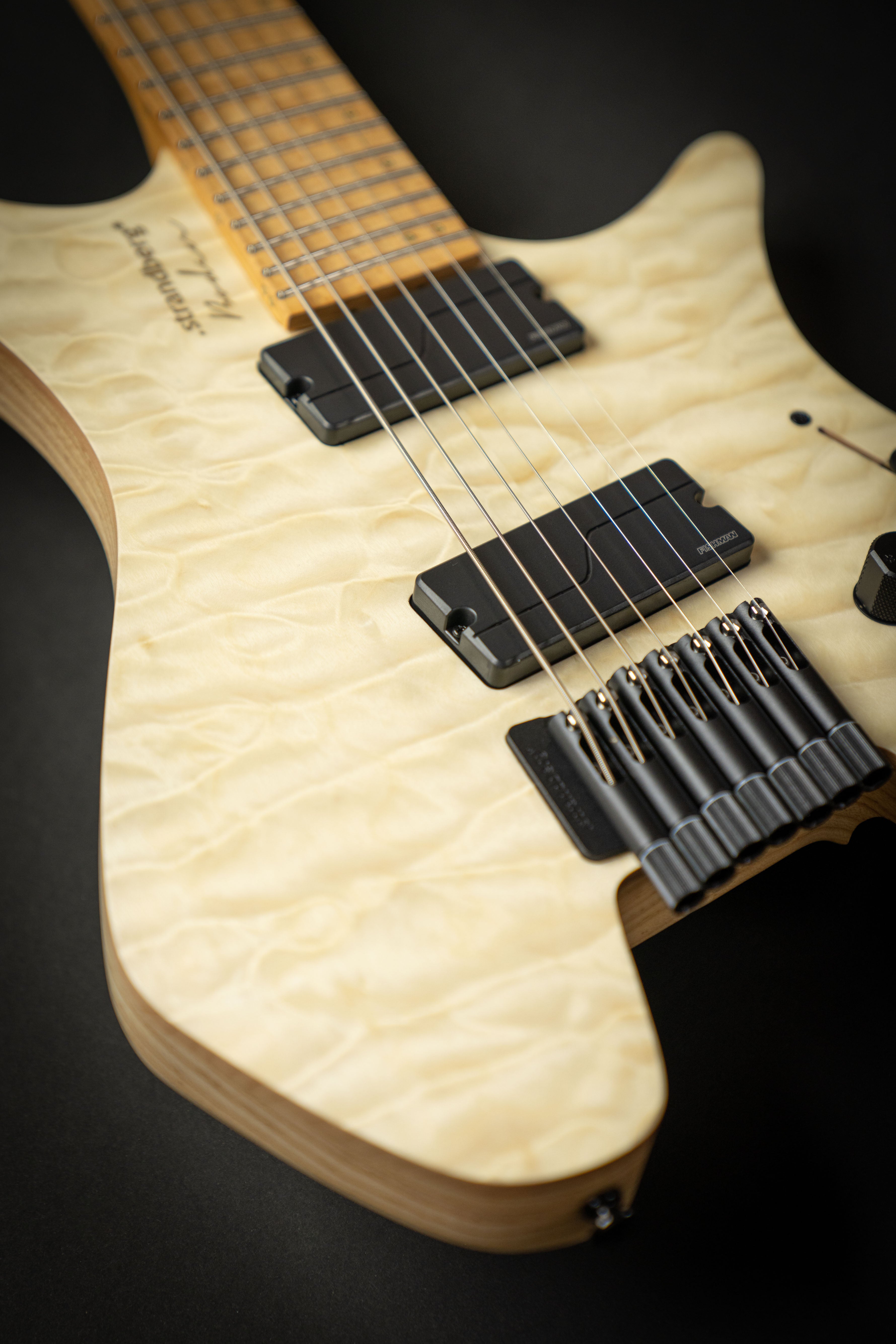 CF.Burkheimer Vintage 12'7\" #678 美品 Platinum strandberg Boden Original 7 Trem Poplar Burl