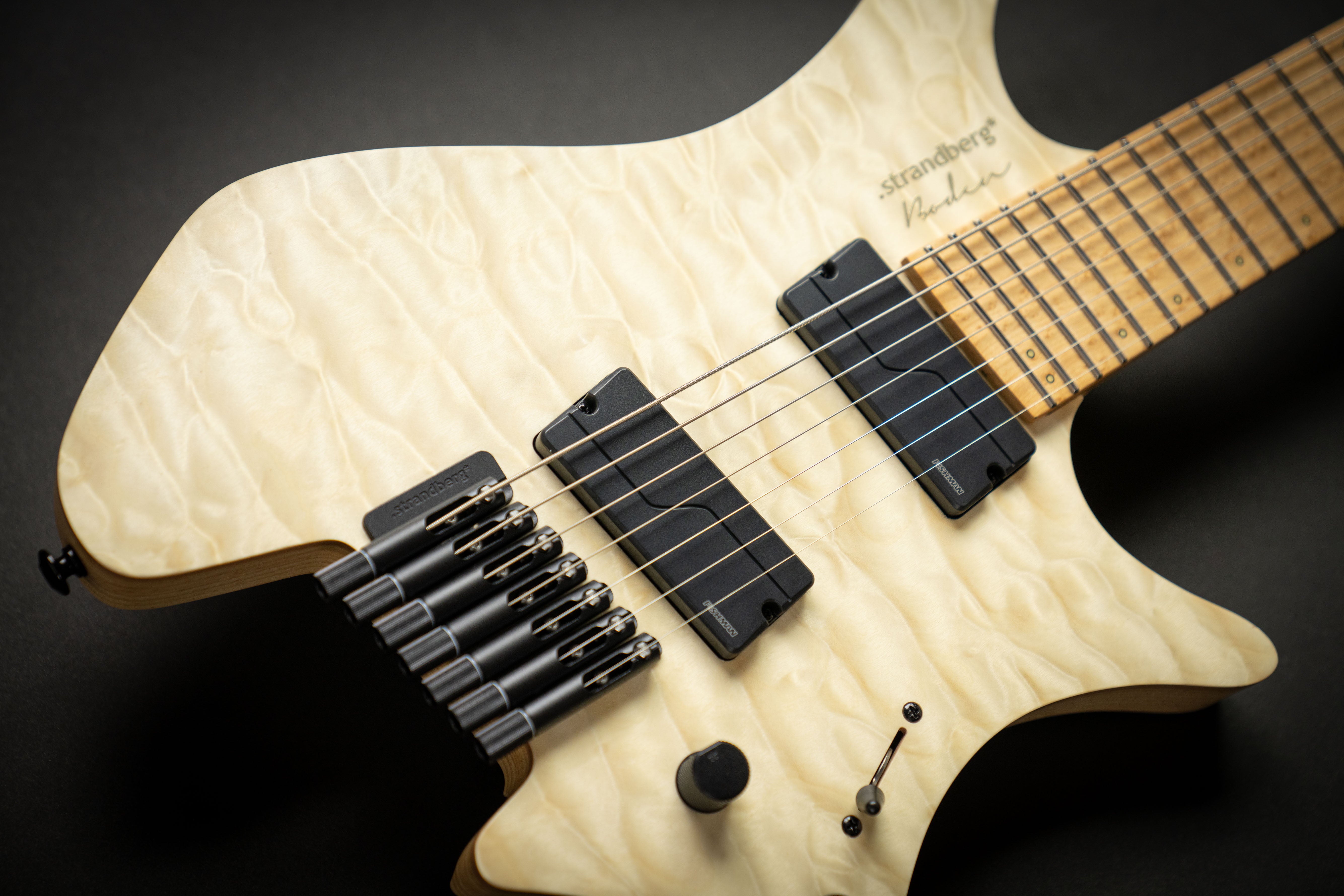 Strandberg Boden Original NX 7 Natural Quilt (C2210266) – Guitars