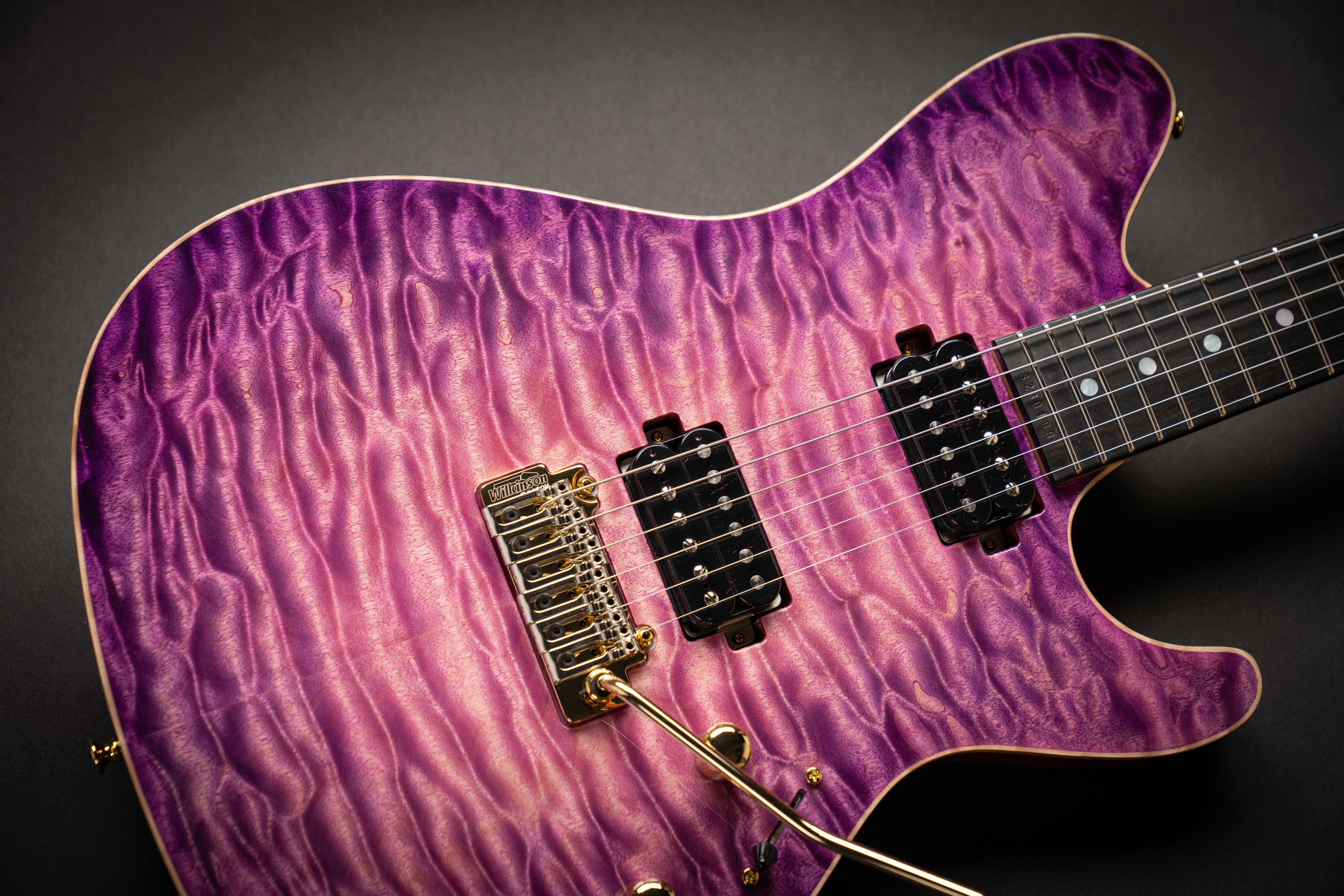 Sugi DS496E 6AQM Purple Burst (S230199) – Guitars Rebellion