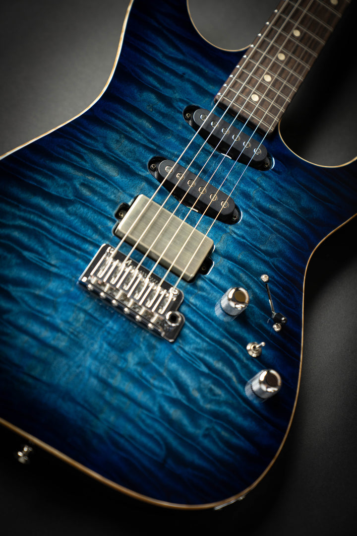 Drop Top Arctic Blue Burst (061525A)