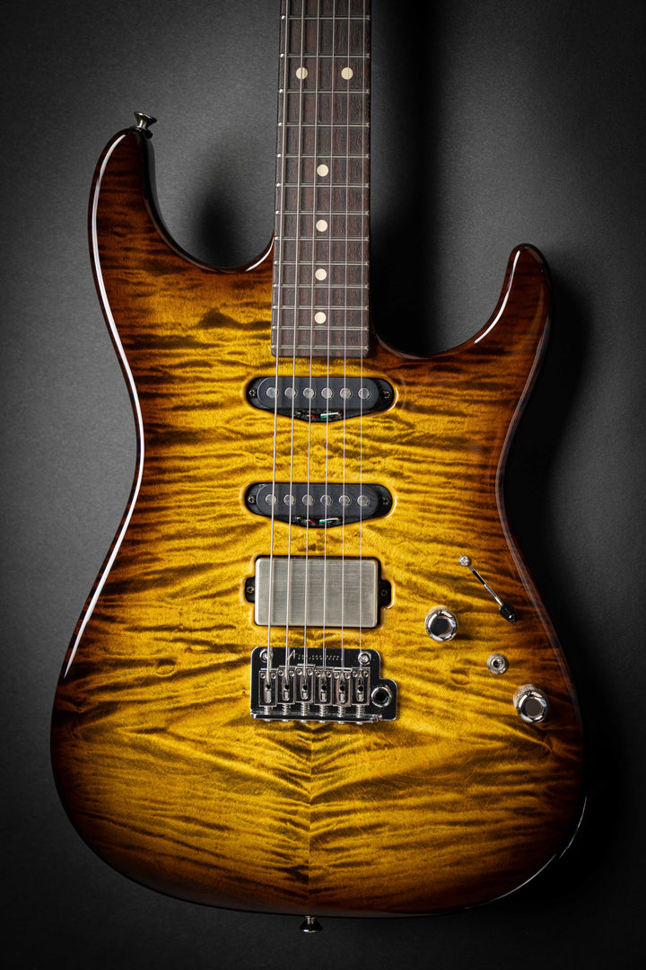 Drop Top Light Tiger Eye Burst (112325P)