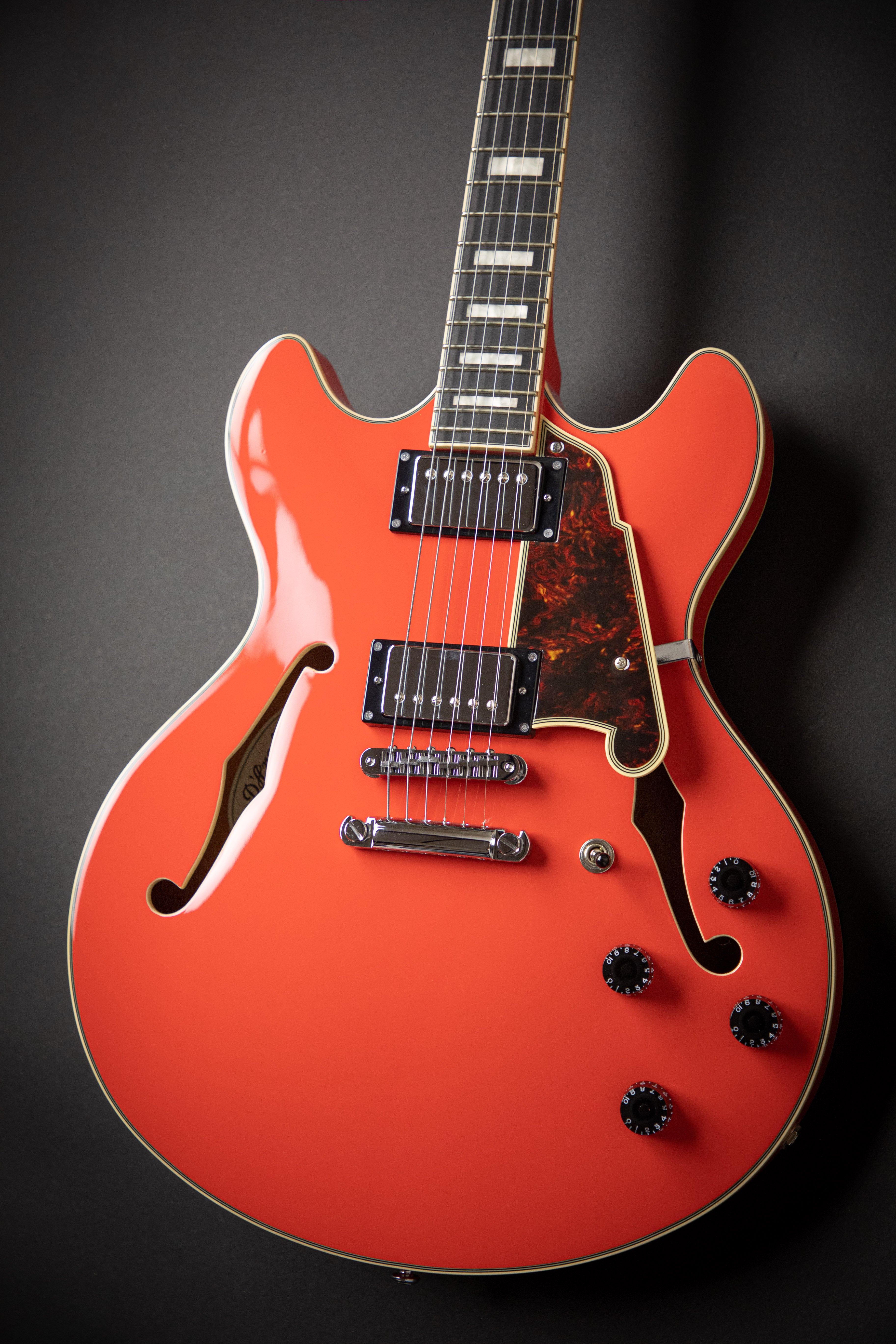 D'Angelico Premier DC Fiesta Red Stopbar (KP187357) – Guitars