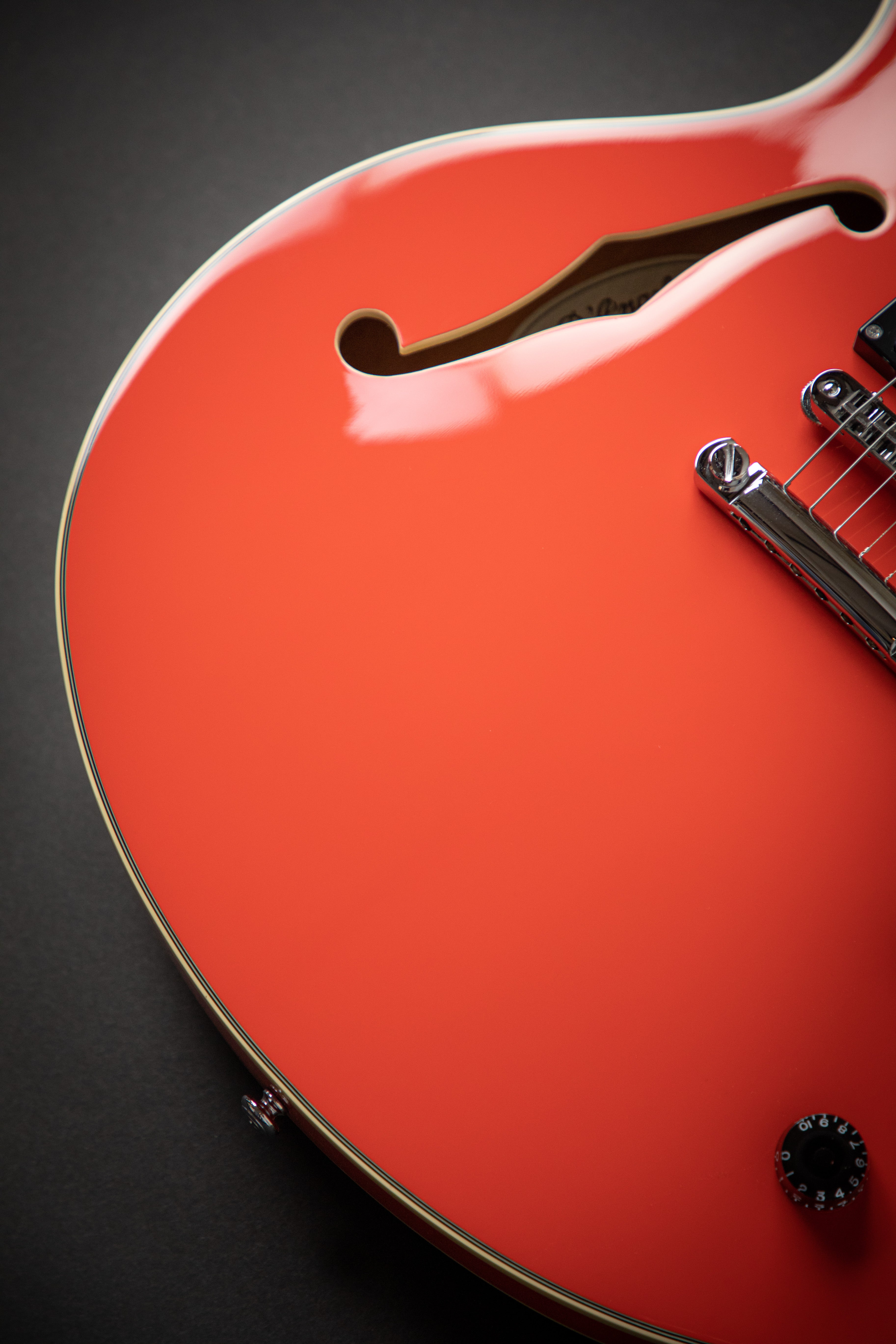 D'Angelico Premier DC Fiesta Red Stopbar (KP187357) – Guitars