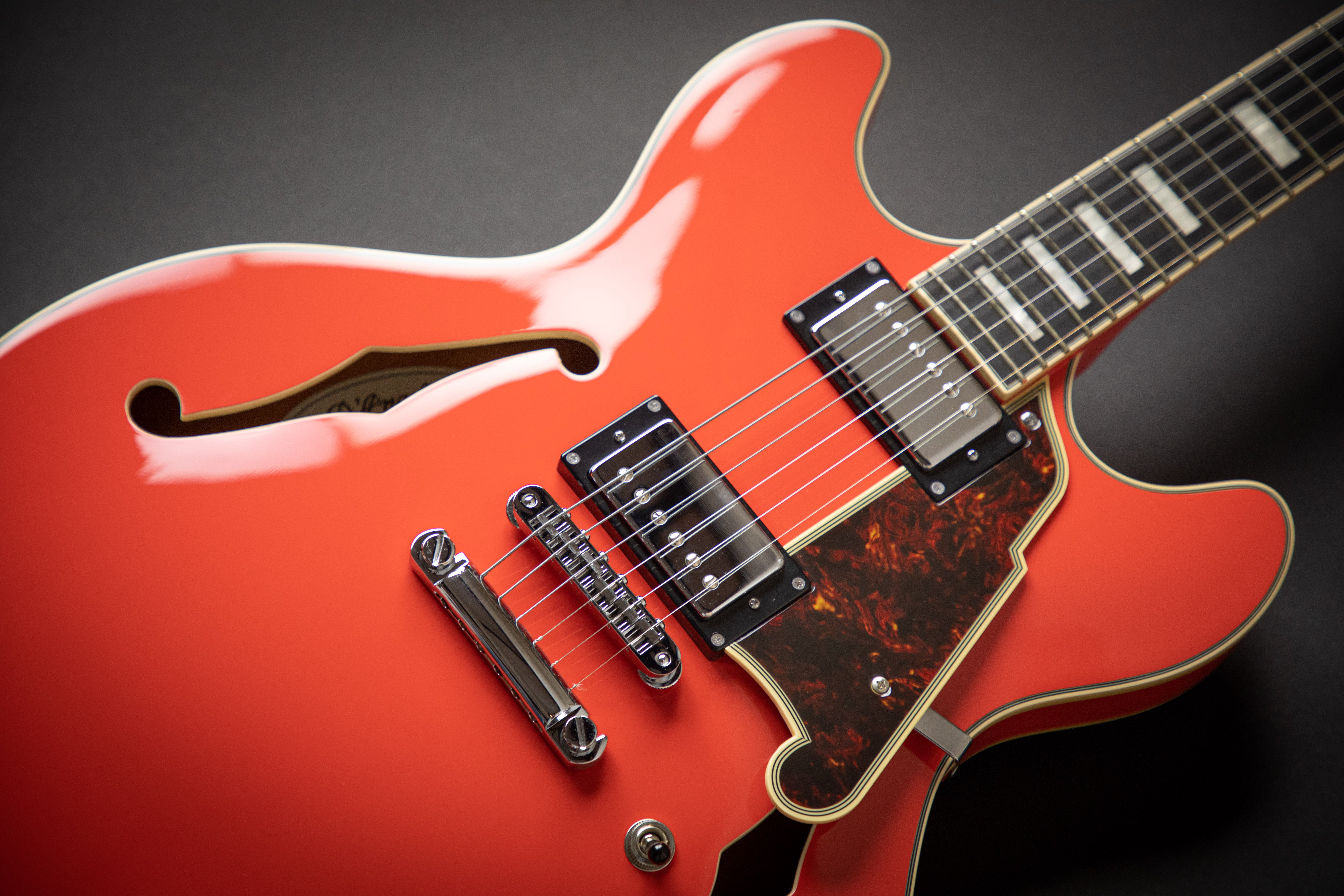 D'Angelico Premier DC Fiesta Red Stopbar (KP187357) – Guitars