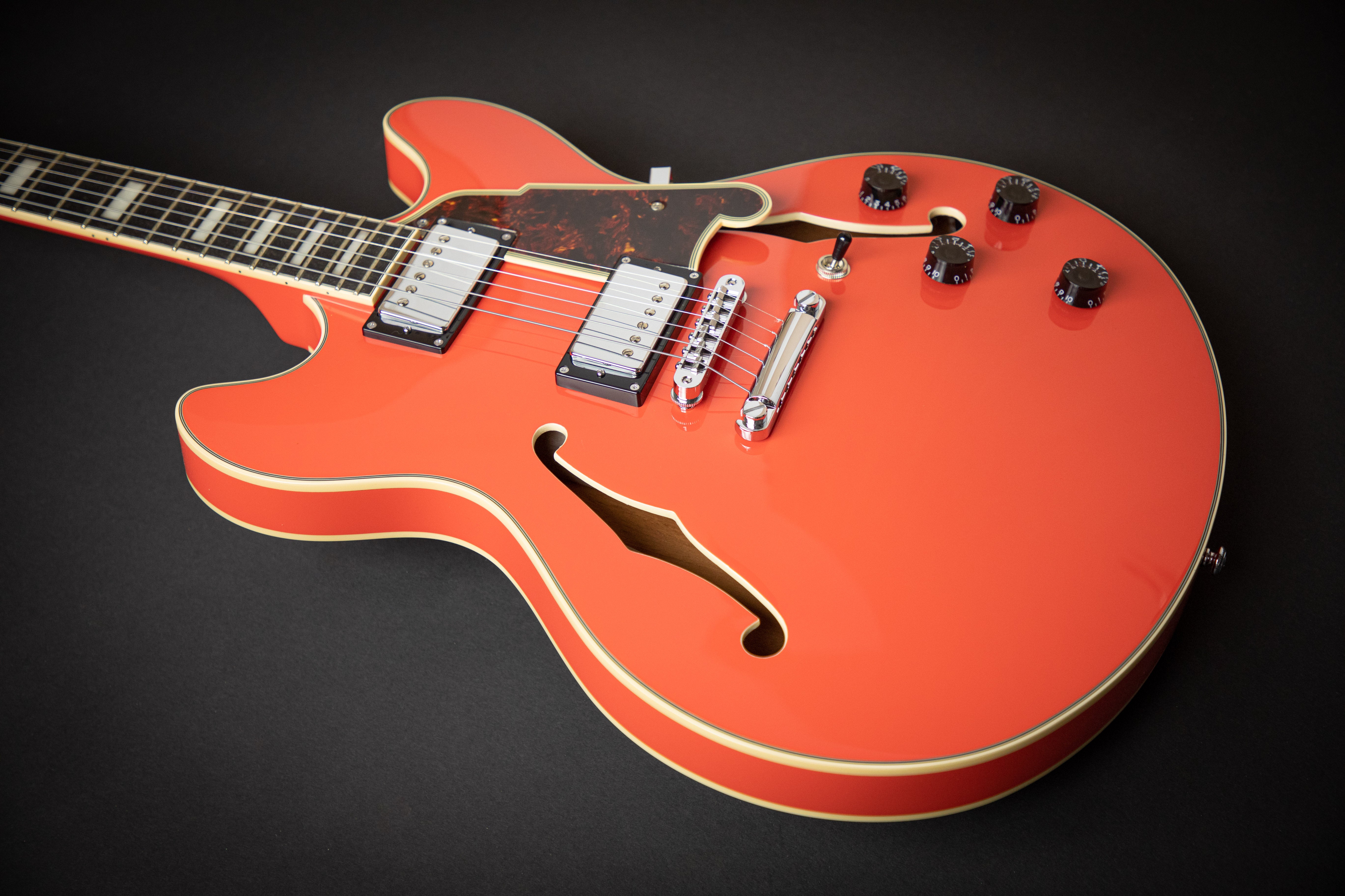 D'Angelico Premier DC Fiesta Red Stopbar (KP187357