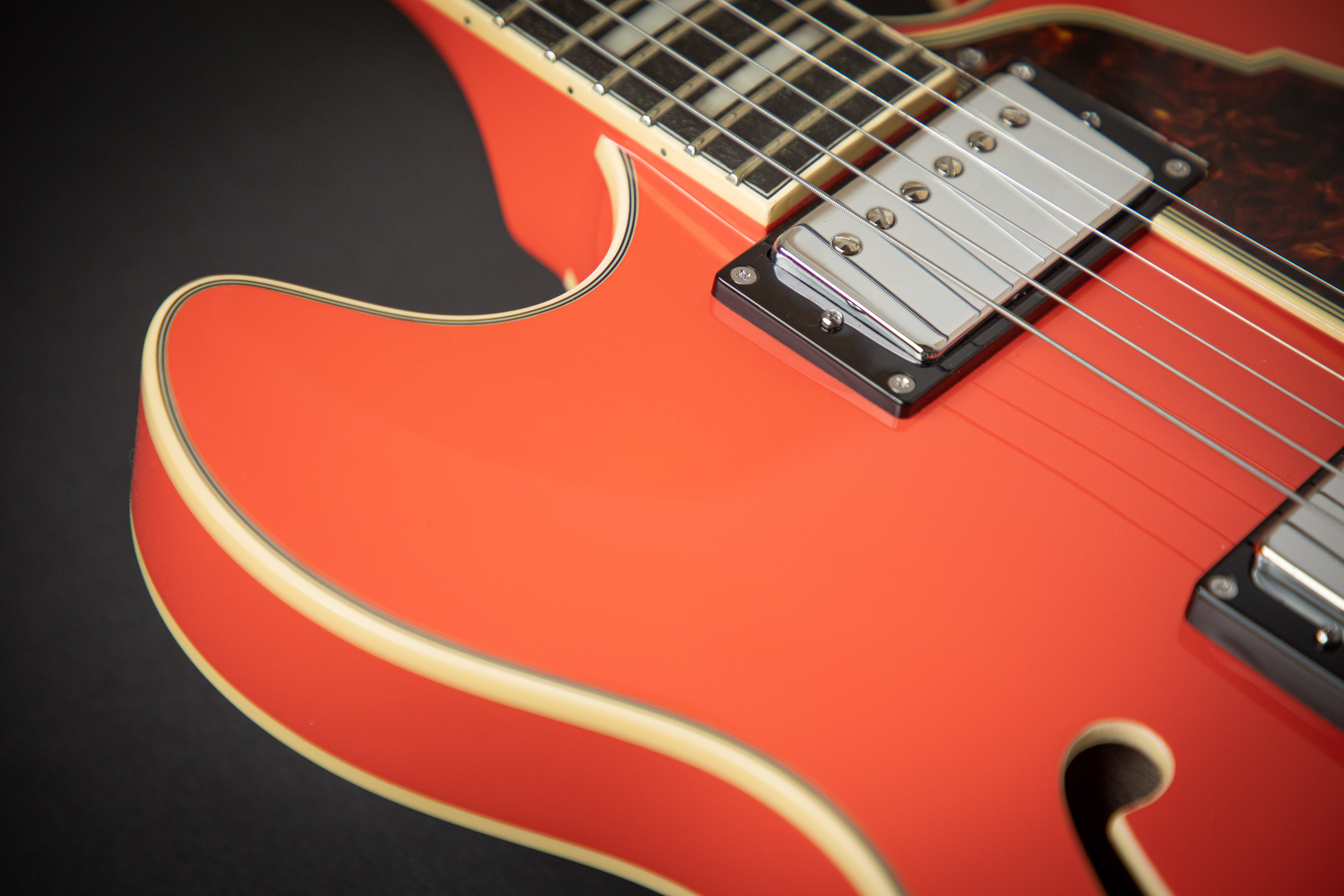 D'Angelico Premier DC Fiesta Red Stopbar (KP187357) – Guitars