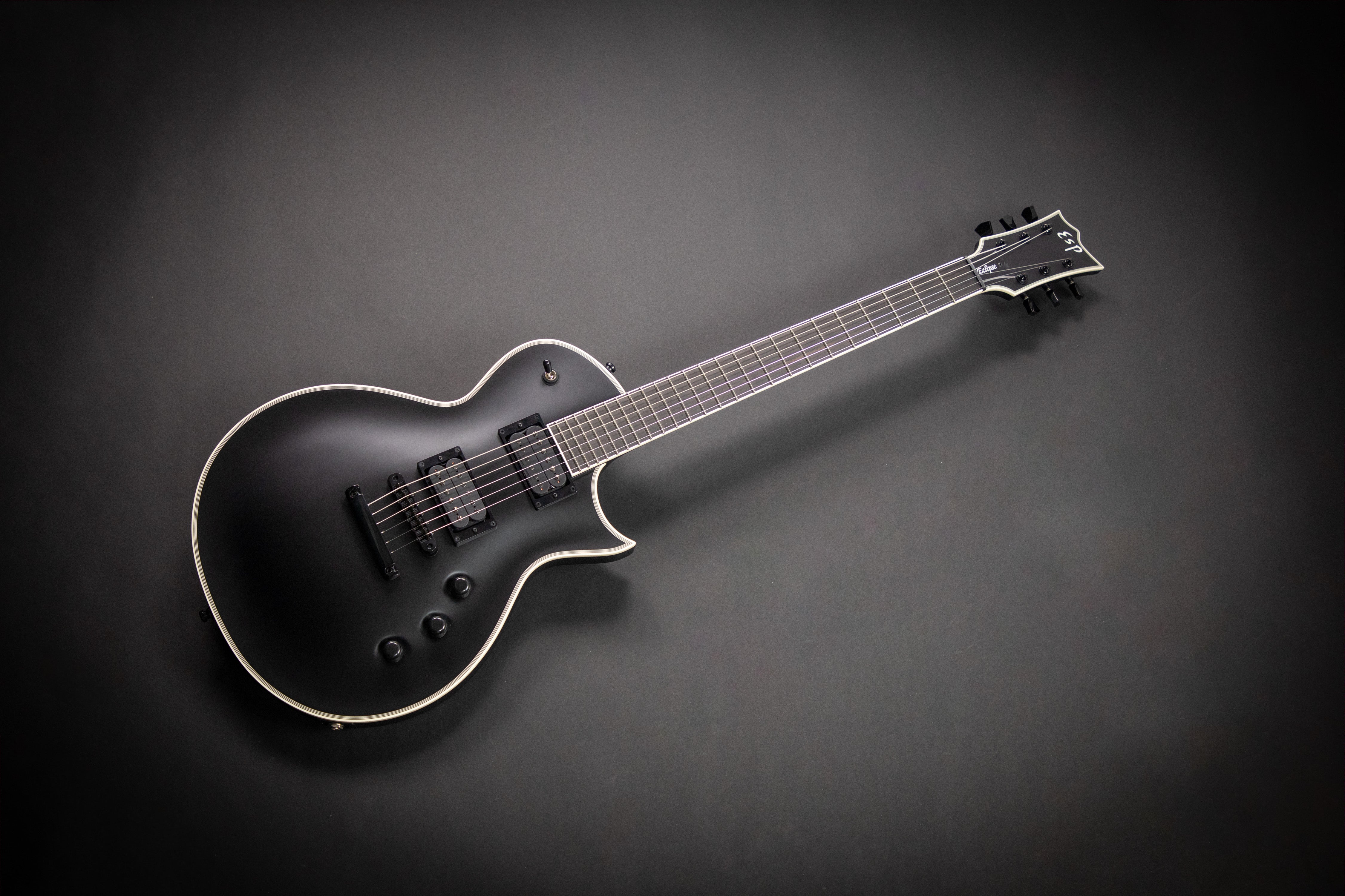 ESP Custom Shop EC-CTM Black Satin – Guitars Rebellion