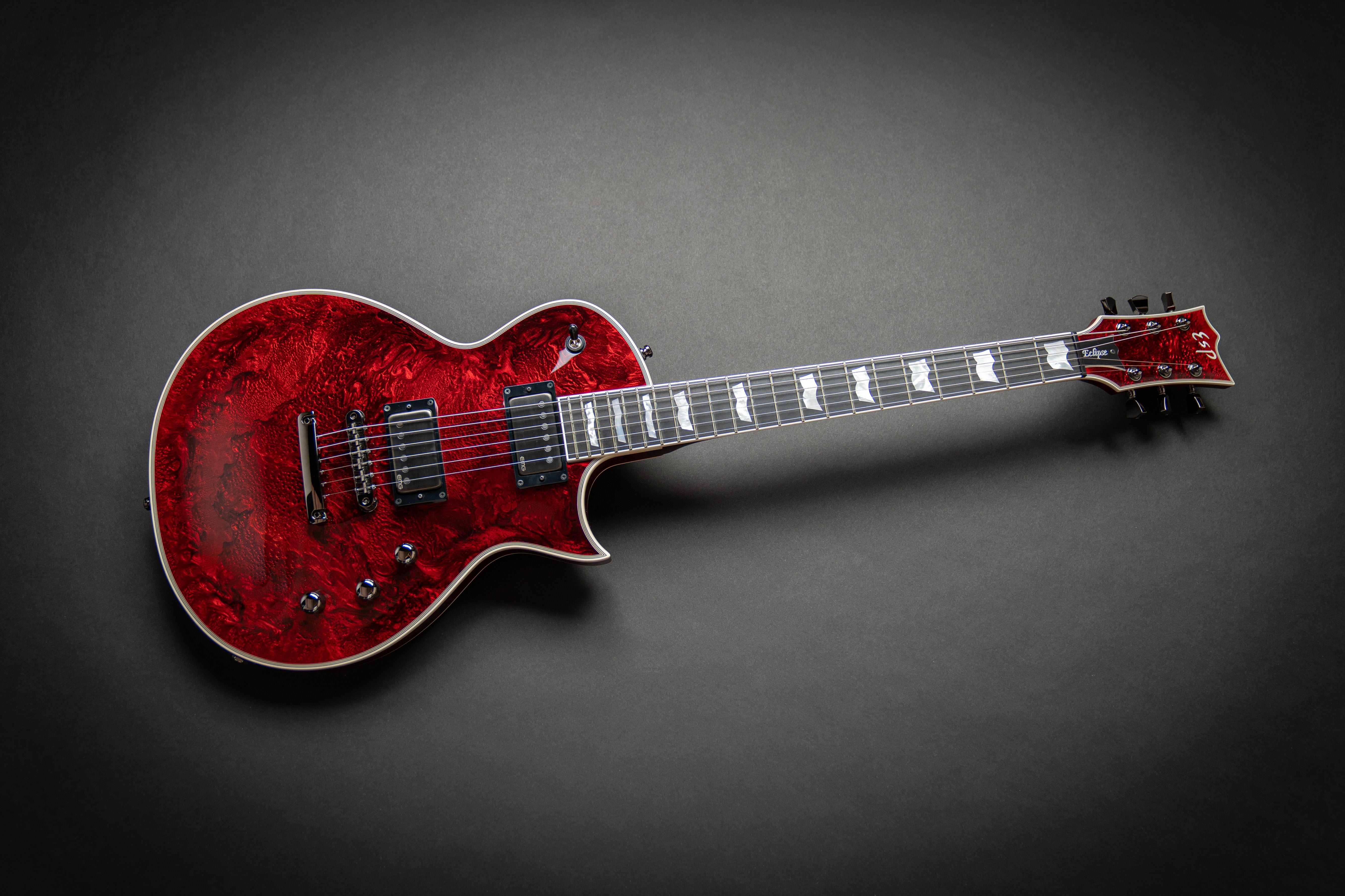 ESP Custom Shop Eclipse CTM Liquid Metal Red (E7640222