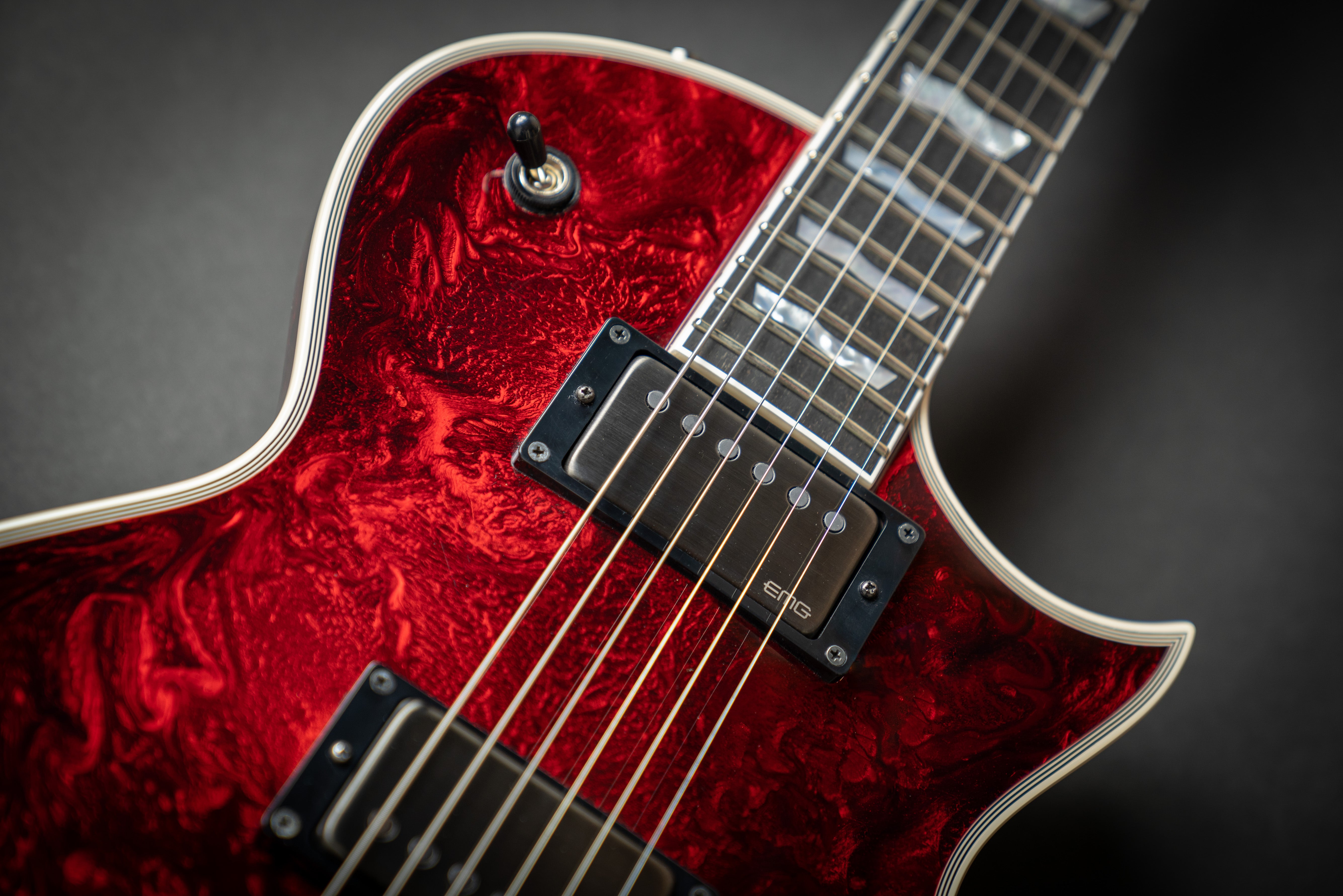 ESP Custom Shop Eclipse CTM Liquid Metal Red (E7640222