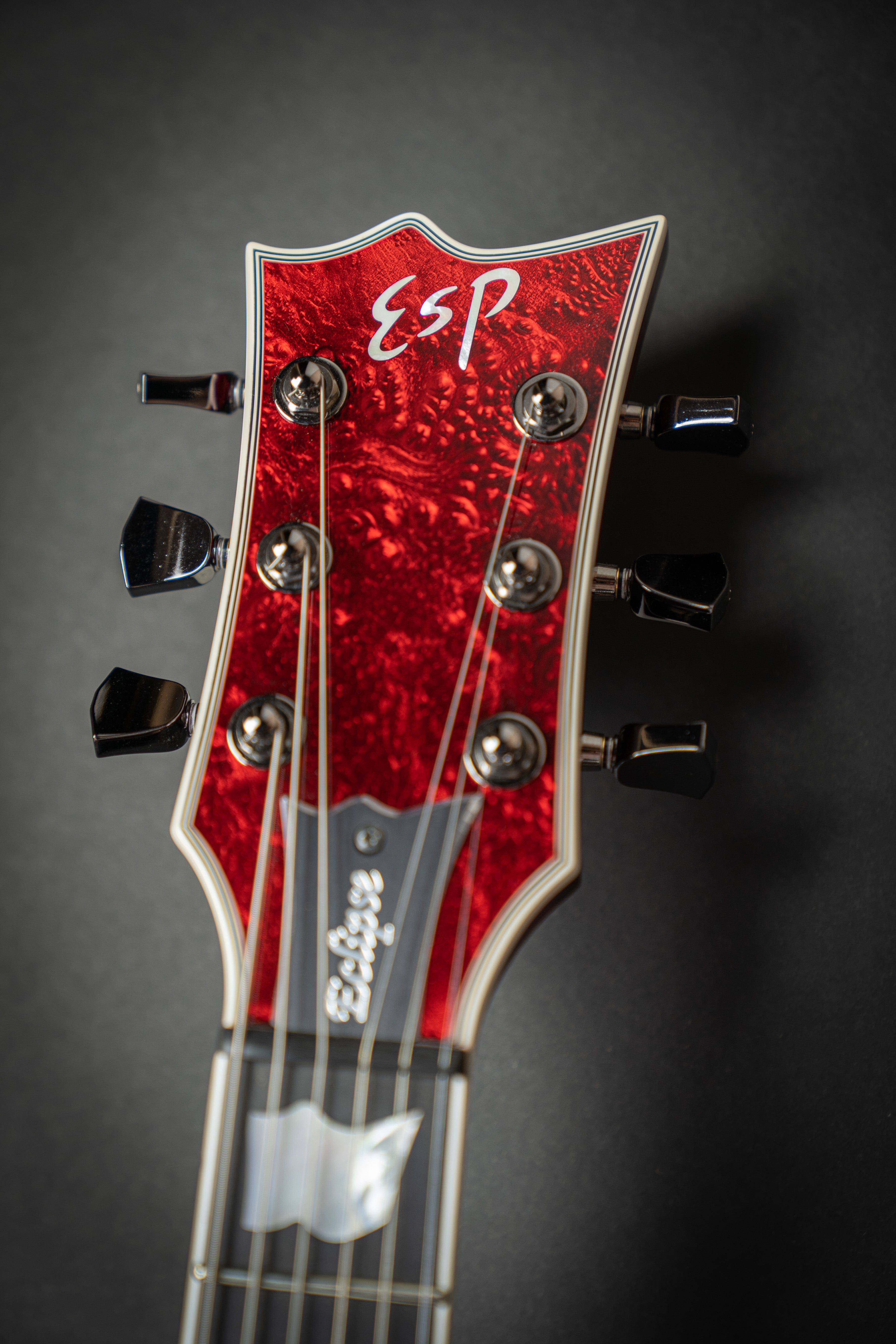 ESP Custom Shop Eclipse CTM Liquid Metal Red (E7640222