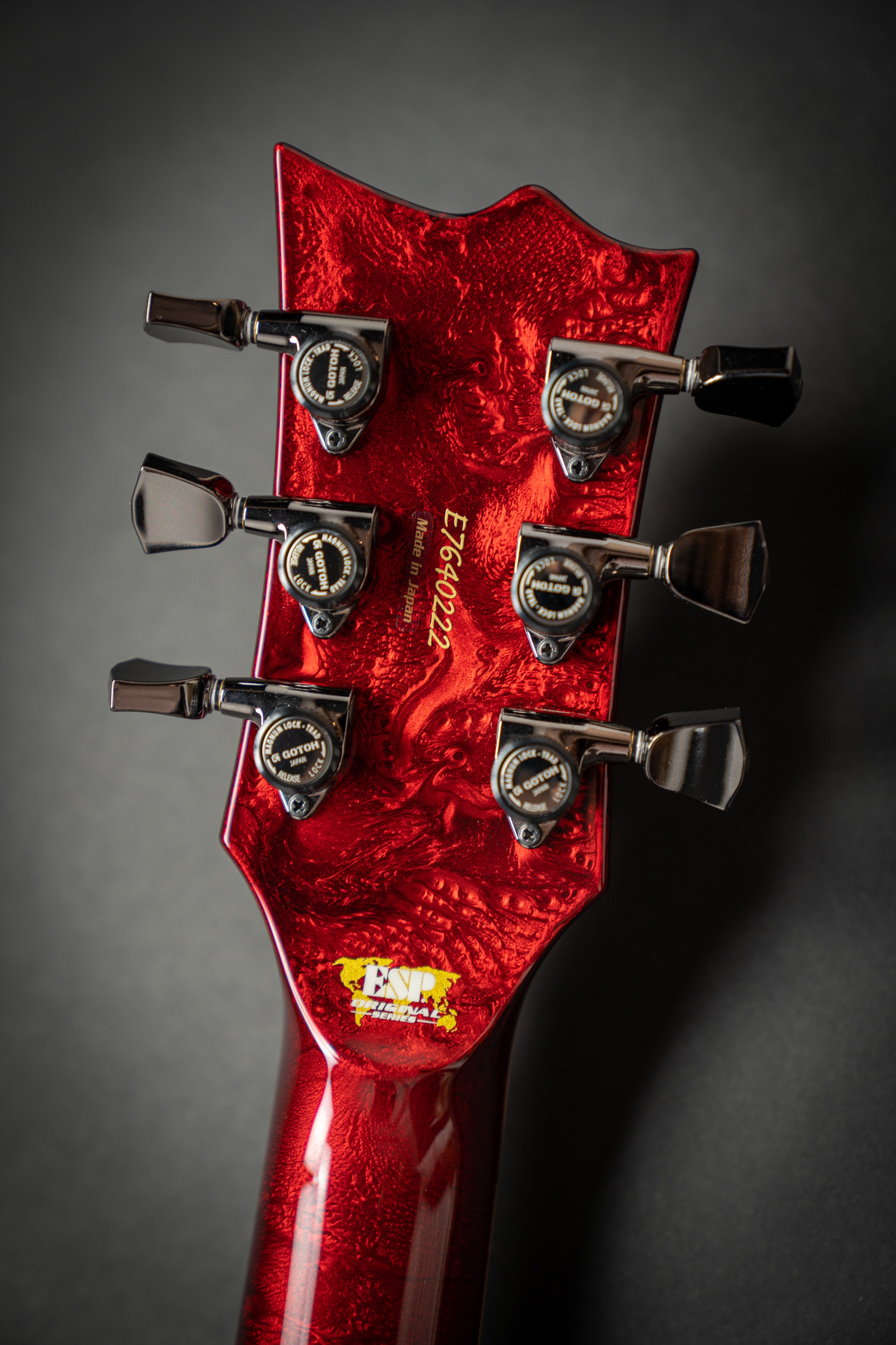 ESP Custom Shop Eclipse CTM Liquid Metal Red (E7640222