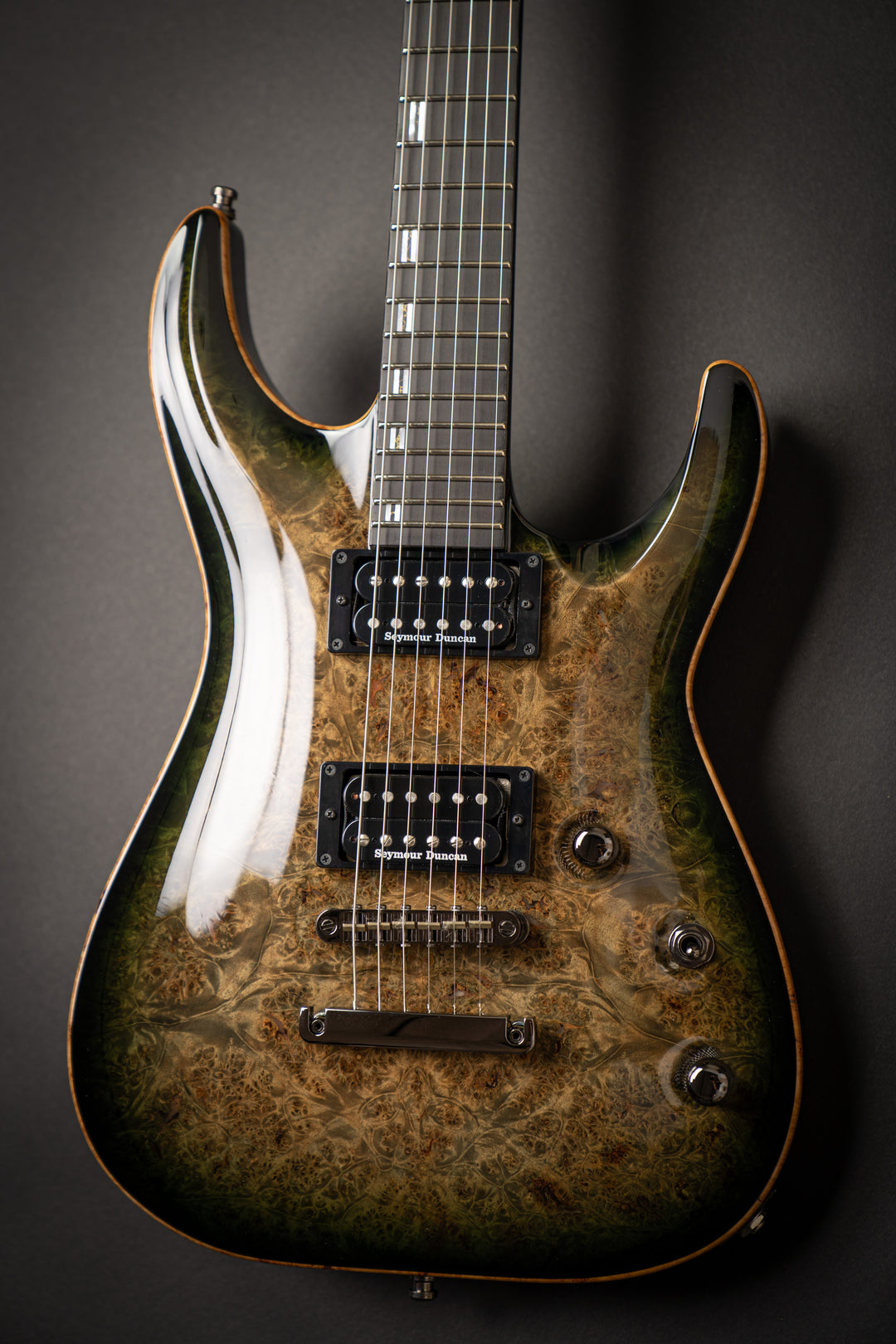 ESP_Custom Shop Horizon-CTM NT-BM Reptile Black Burst E0540202 - Guitars Rebellion