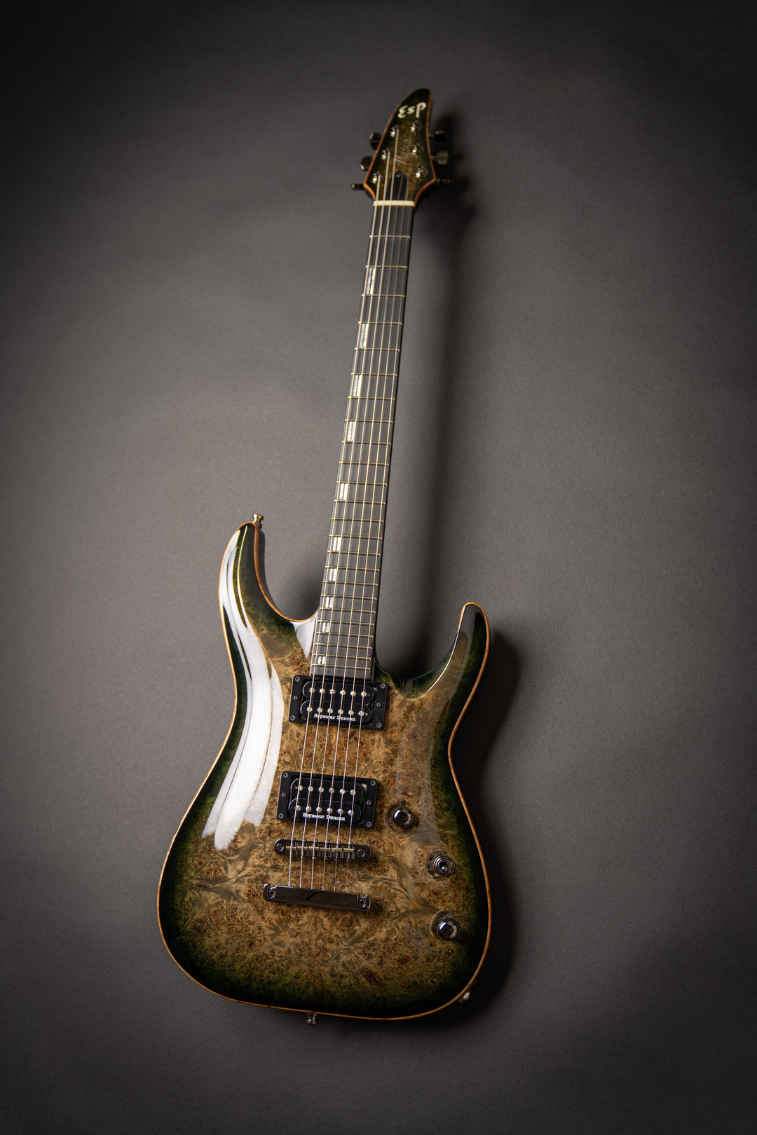 ESP_Custom Shop Horizon-CTM NT-BM Reptile Black Burst E0540202 - Guitars Rebellion